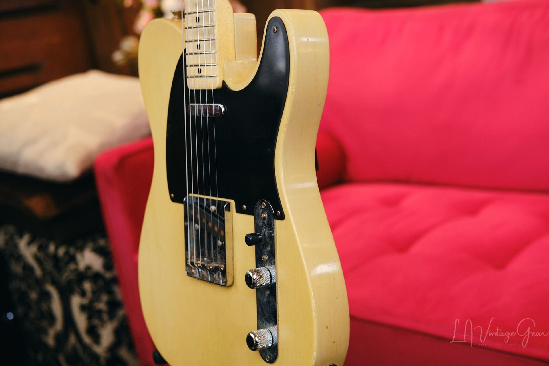 Mario Martin 'Model T' Blackguard Electric Guitar - Lightly Relic'd - Blonde Finish - Just Born ! - Image 9