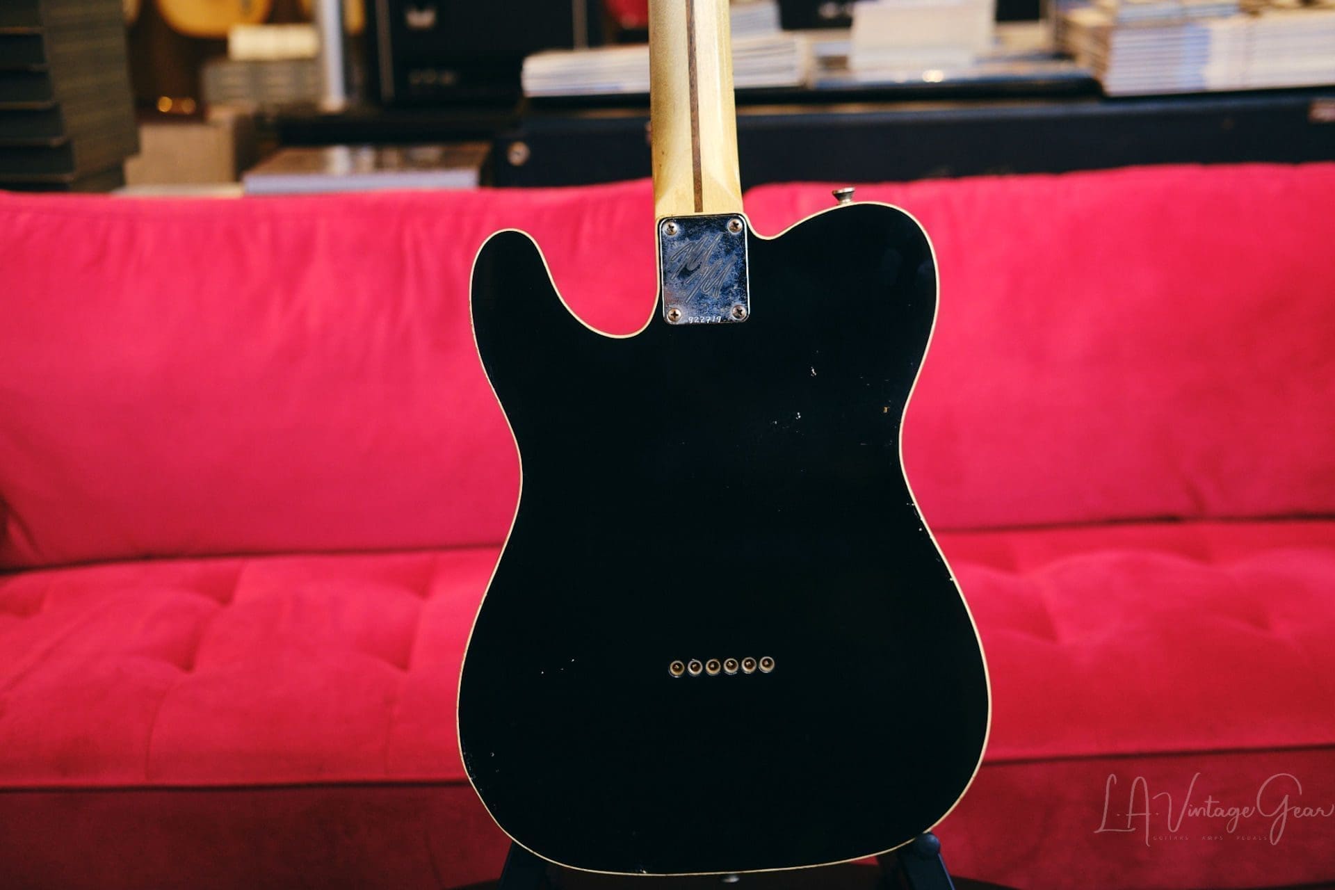 Mario Martin Model-T Double Bound Electric Guitar-Lightly Relic'd in a Black Finish - Recently Born - Image 12