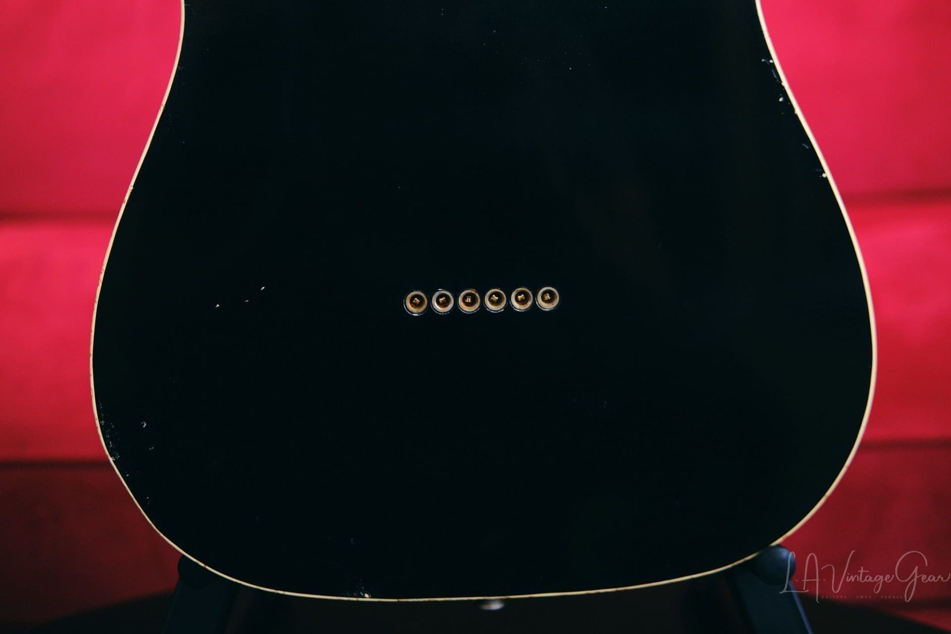Mario Martin Model-T Double Bound Electric Guitar-Lightly Relic'd in a Black Finish - Recently Born - Image 15