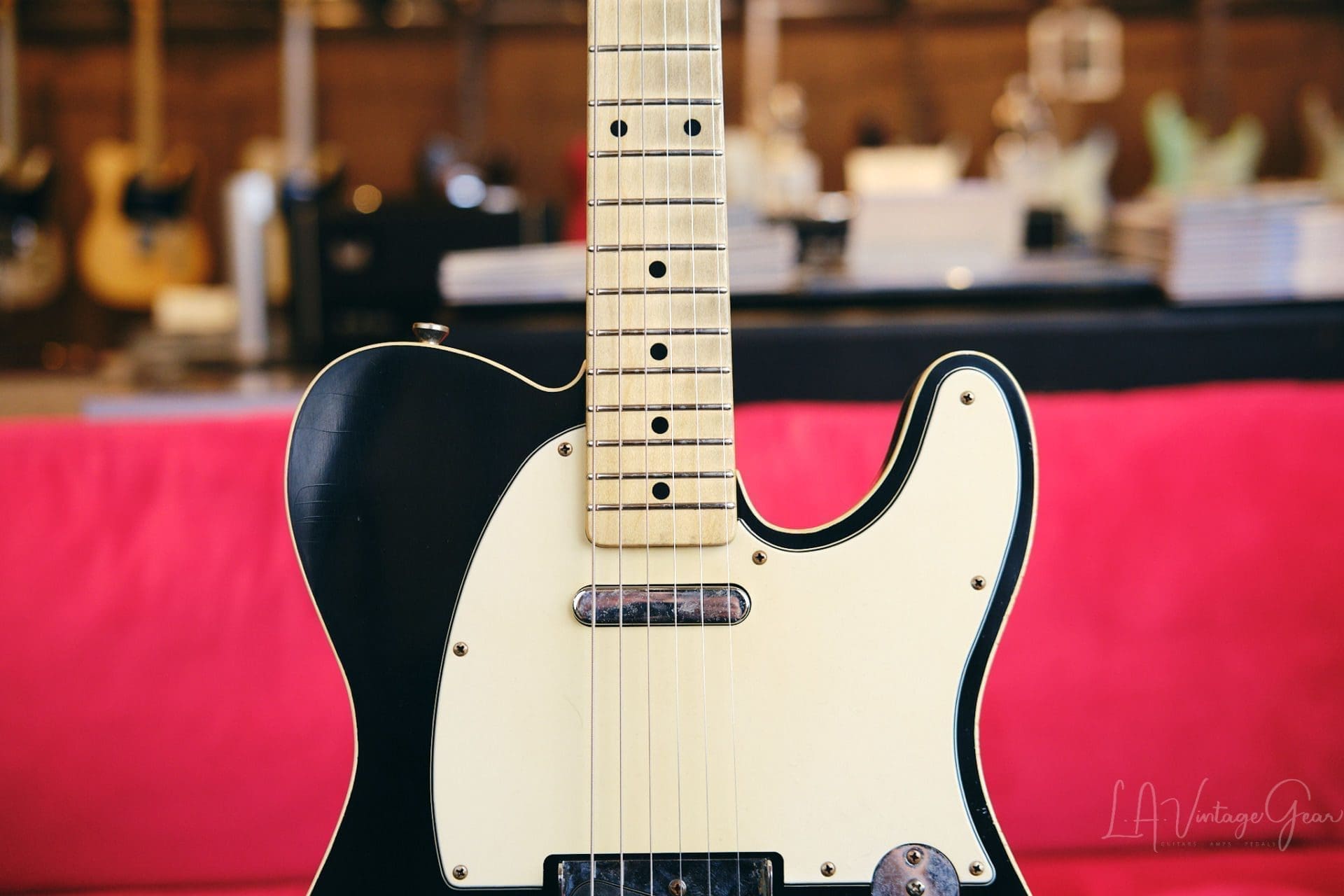 Mario Martin Model-T Double Bound Electric Guitar-Lightly Relic'd in a Black Finish - Recently Born - Image 3