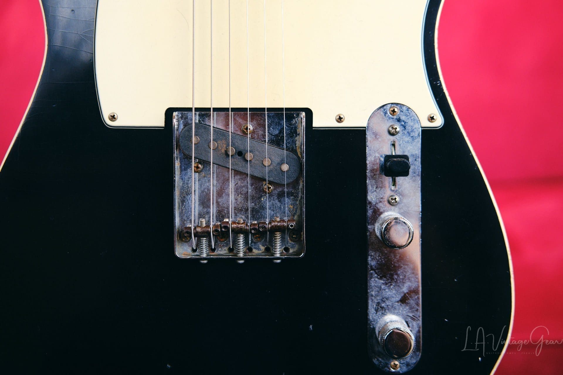 Mario Martin Model-T Double Bound Electric Guitar-Lightly Relic'd in a Black Finish - Recently Born - Image 5