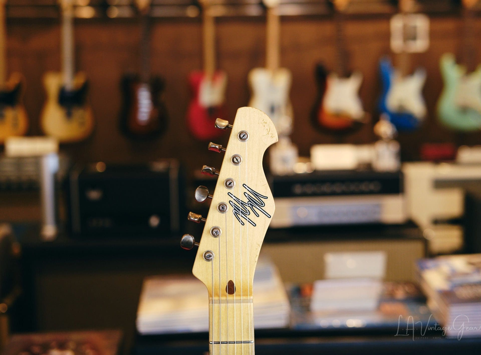 Mario Martin Model-T Double Bound Electric Guitar-Lightly Relic'd in a Black Finish - Recently Born - Image 7