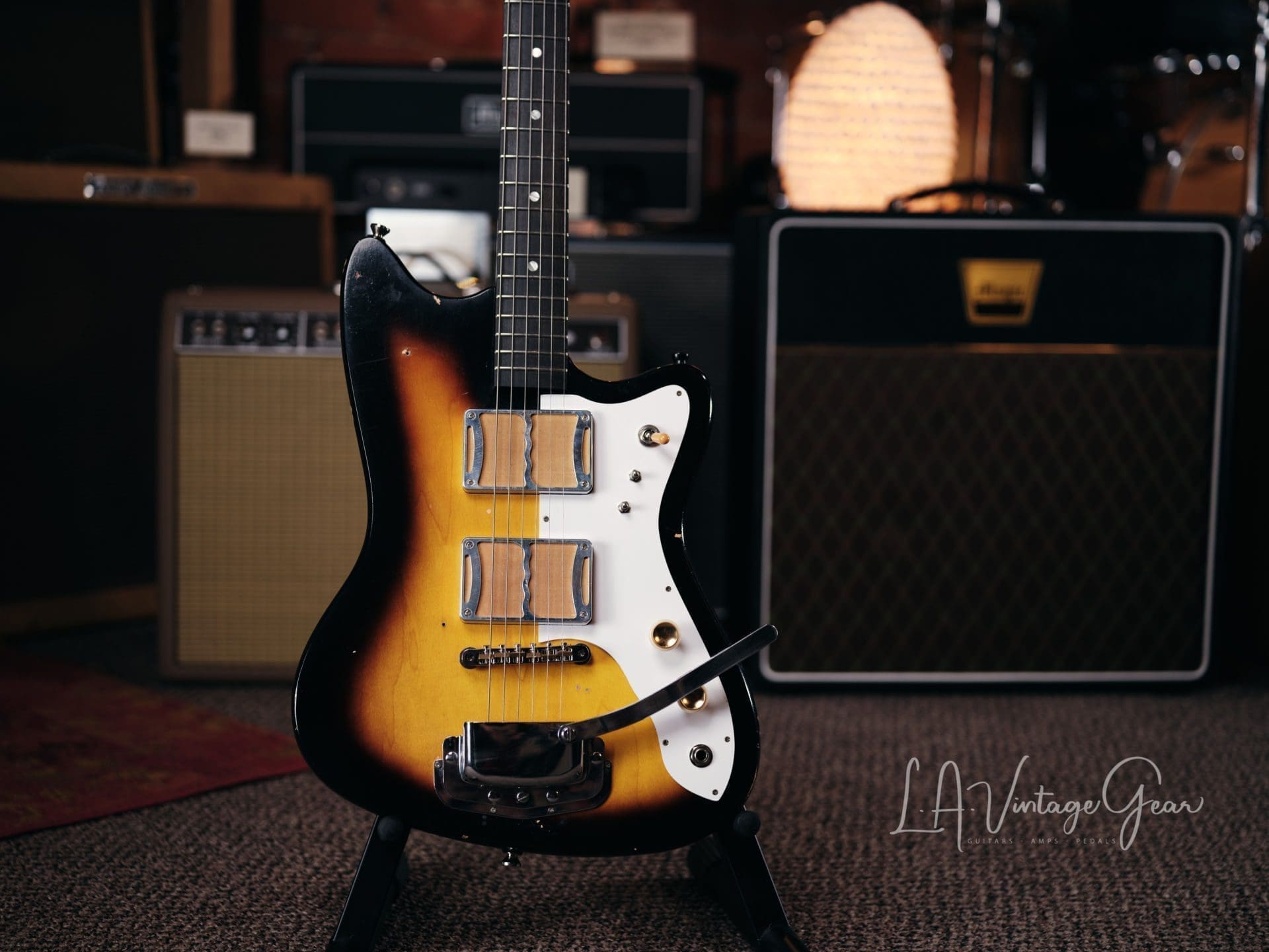 Ronin / Izzy Lugo-built Harmony Mod Shop Electric Guitar - Image 2