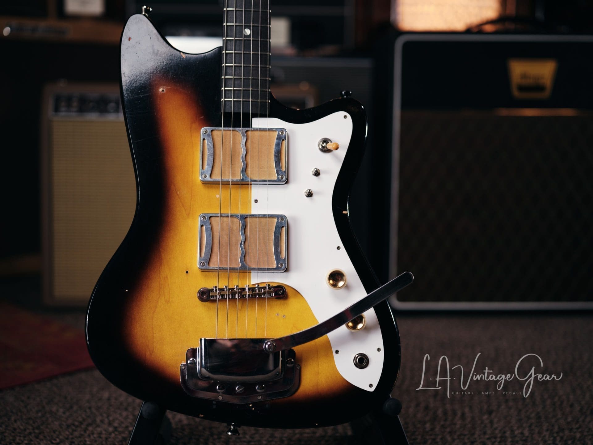 Ronin / Izzy Lugo-built Harmony Mod Shop Electric Guitar - Image 4