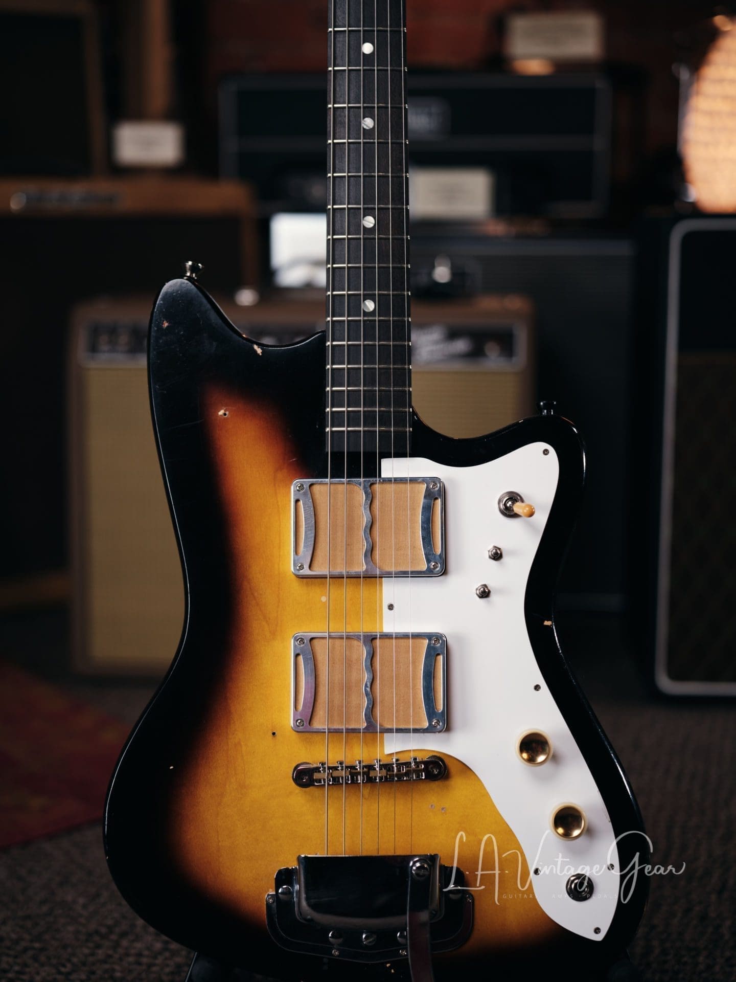 Ronin / Izzy Lugo-built Harmony Mod Shop Electric Guitar - Image 3