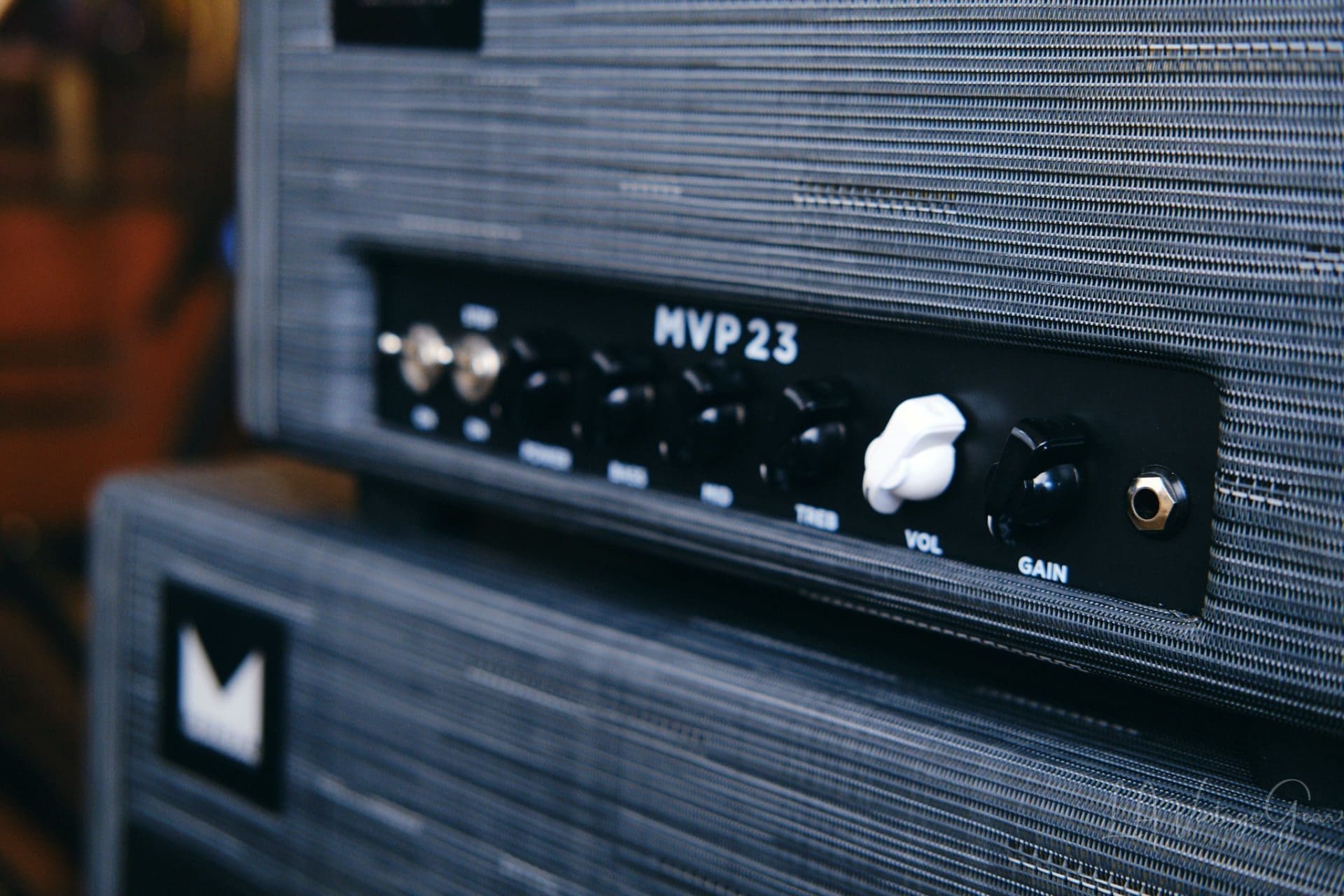 Morgan MVP23 Head & 1x12 Cab - Mint Condition in Twilight Tolex with a 12" Celestion Creamback Speaker! - Image 5