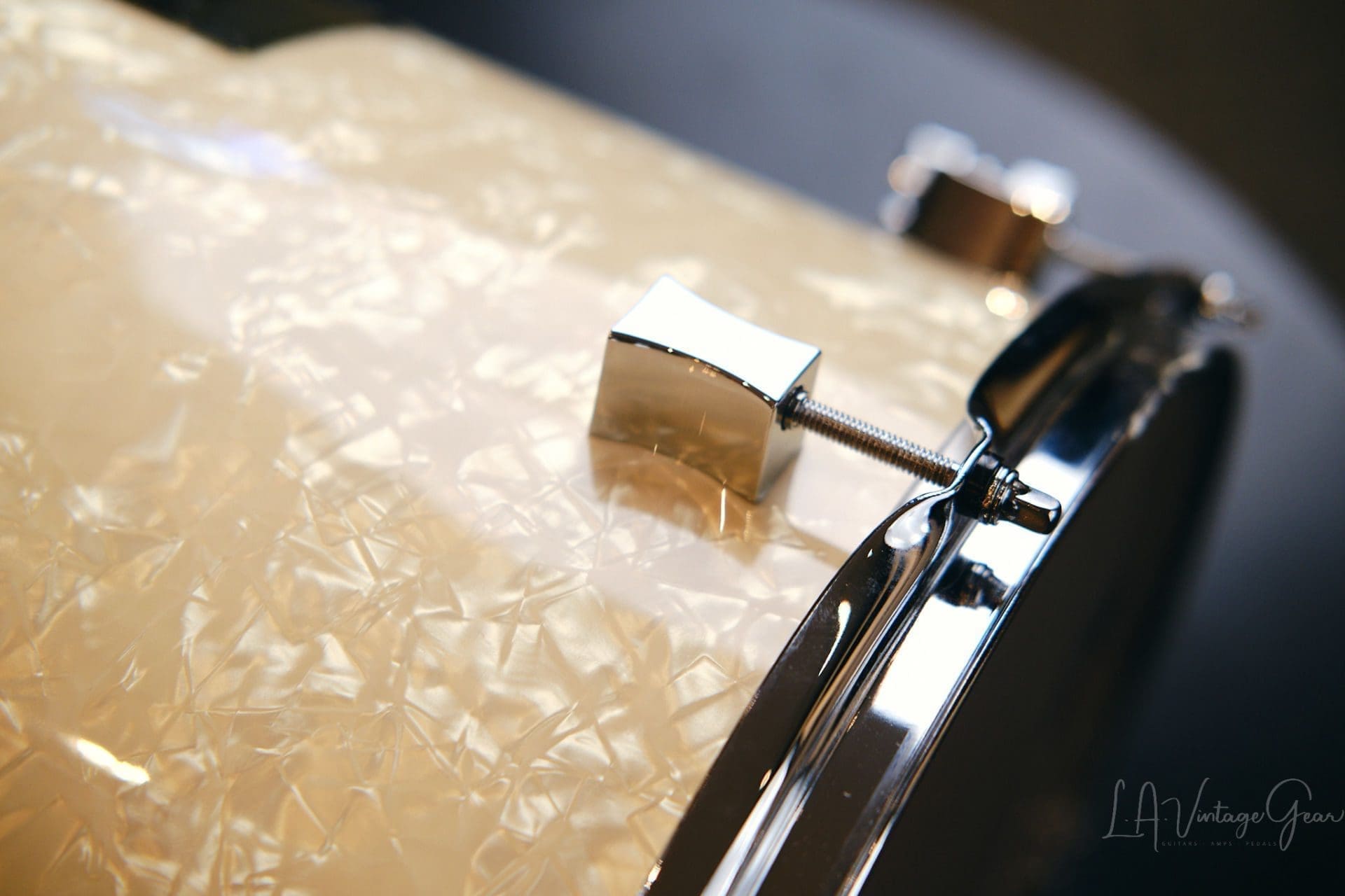 Pork Pie White Oyster Pearl Drum Kit 28/18/14/13 - Image 18