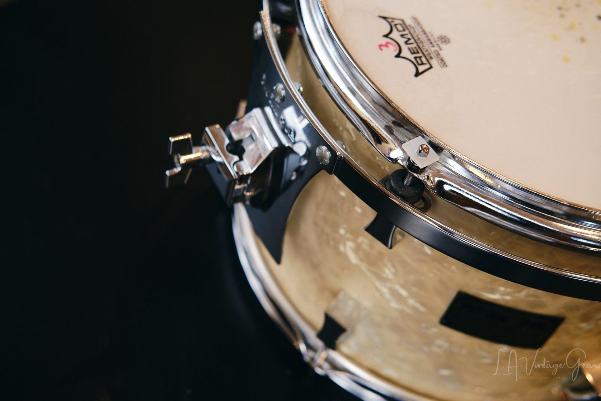 Pork Pie White Oyster Pearl Drum Kit 28/18/14/13 - Image 10