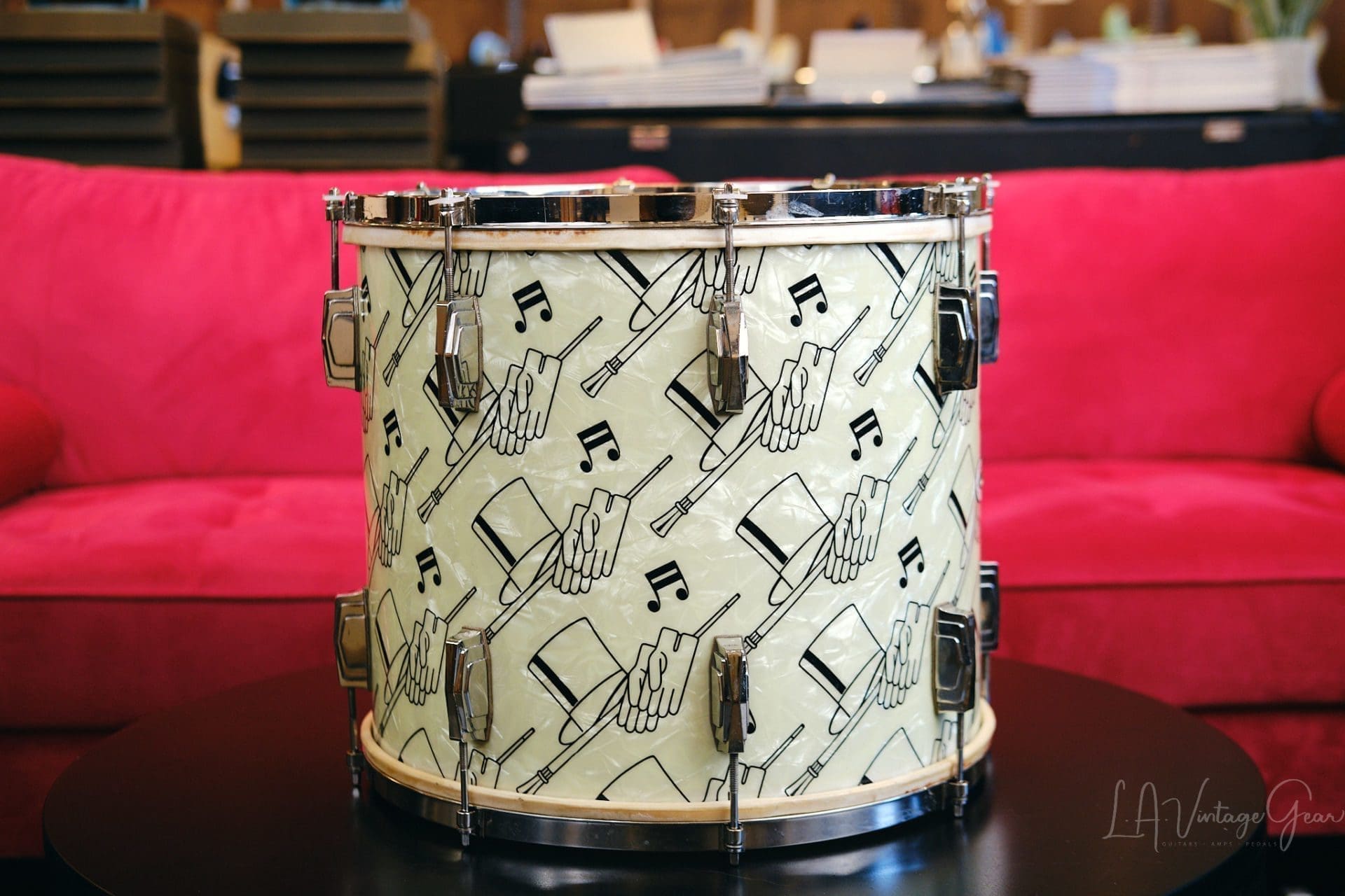 Vintage 1941 Ludwig "Top Hat & Cane " Drum Kit - All Original, Rare & Collectible! - Image 18