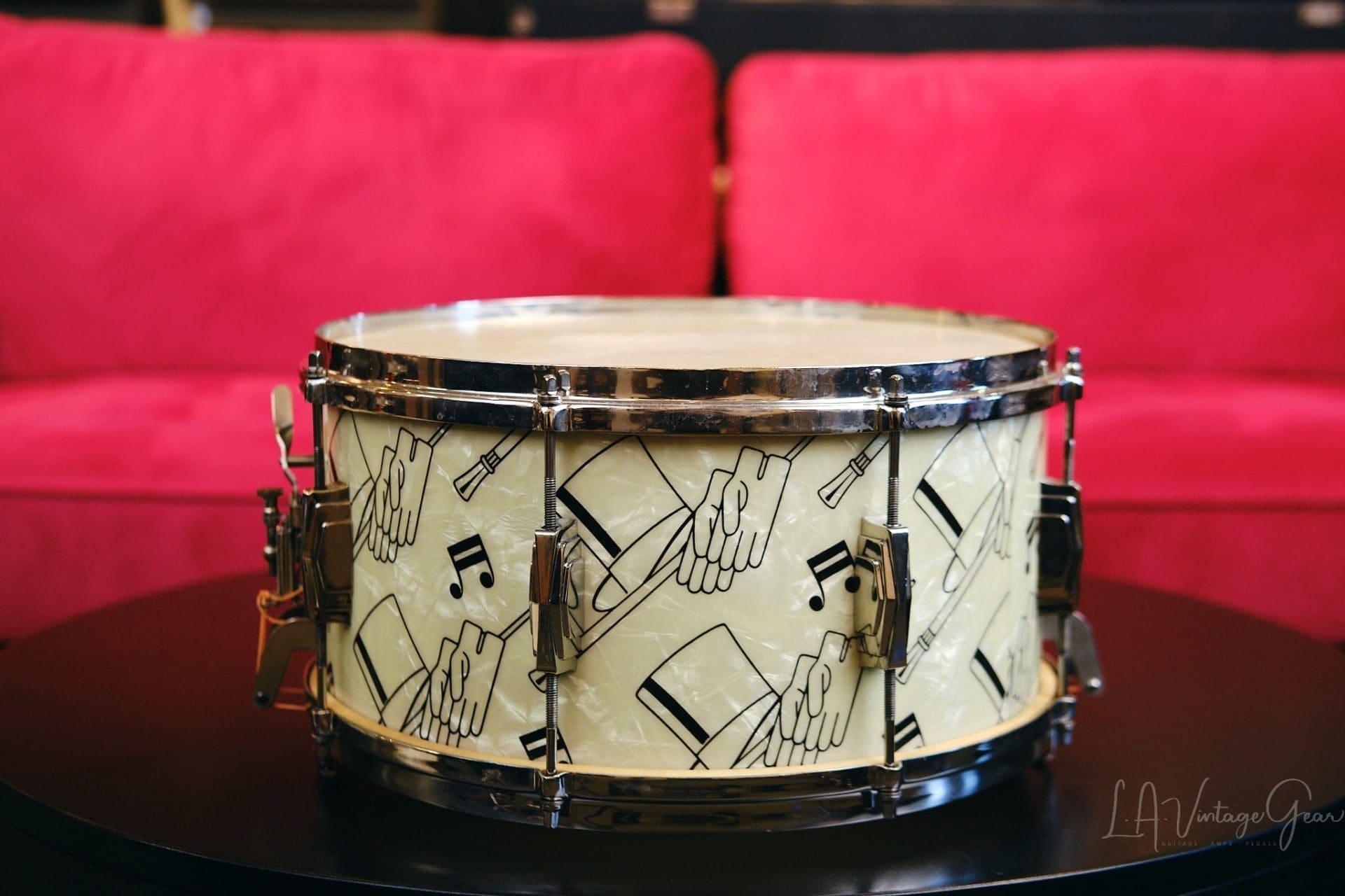 Vintage 1941 Ludwig "Top Hat & Cane " Drum Kit - All Original, Rare & Collectible! - Image 34