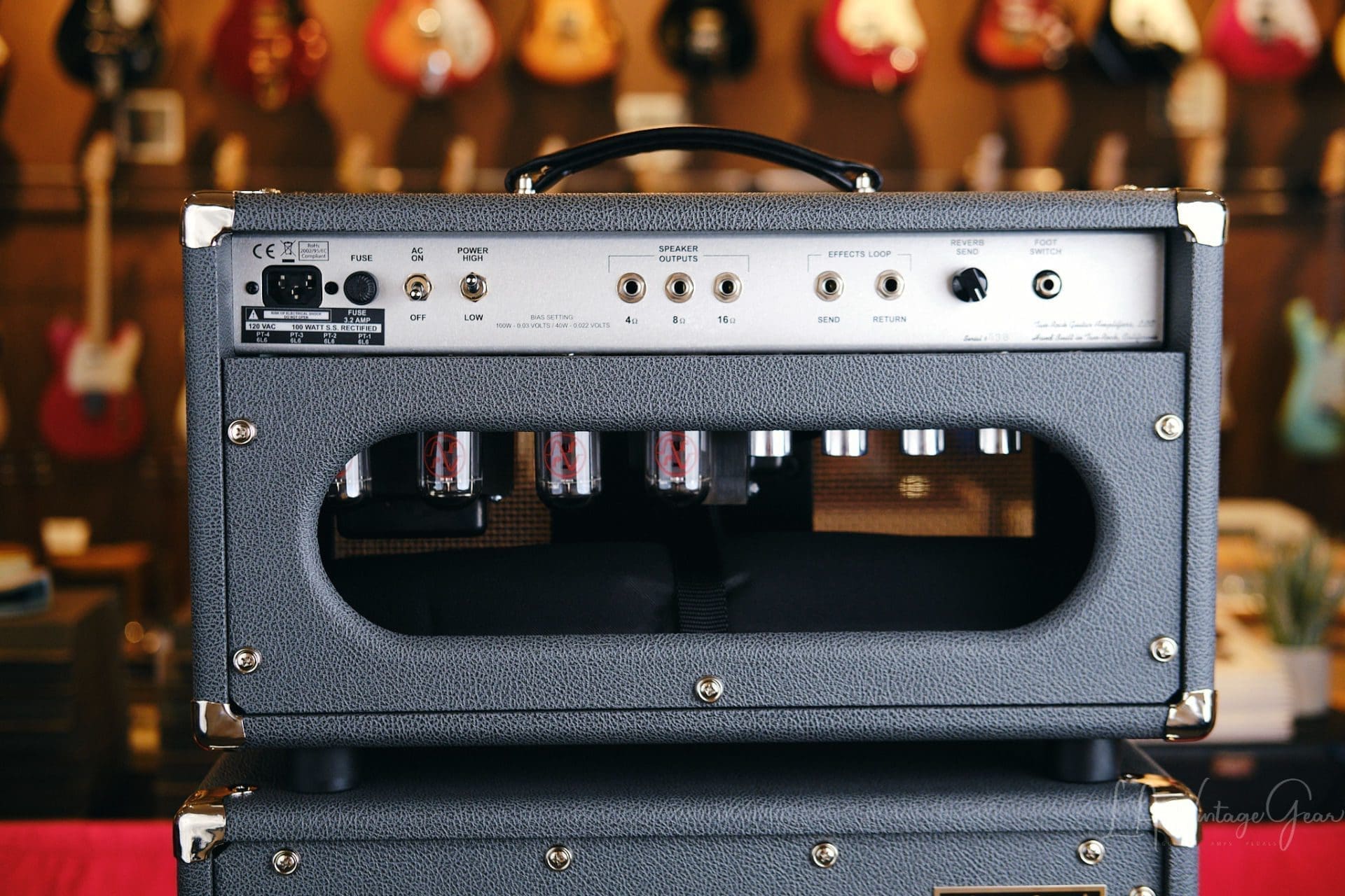 Two Rock Bloomfield Drive 100W Head & 2x12 Vertical Cab in Slate Gray Tolex - Brand New & In Stock! - Image 11