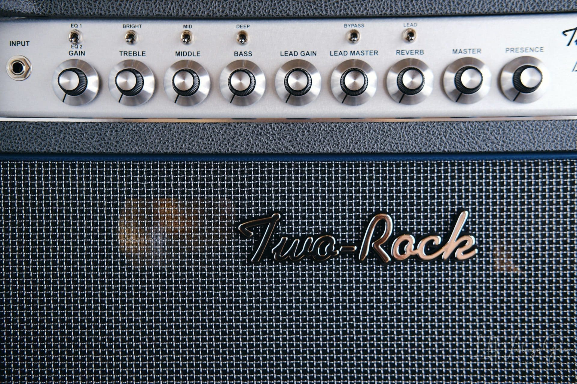 Two Rock Bloomfield Drive 100W Head & 2x12 Vertical Cab in Slate Gray Tolex - Brand New & In Stock! - Image 4