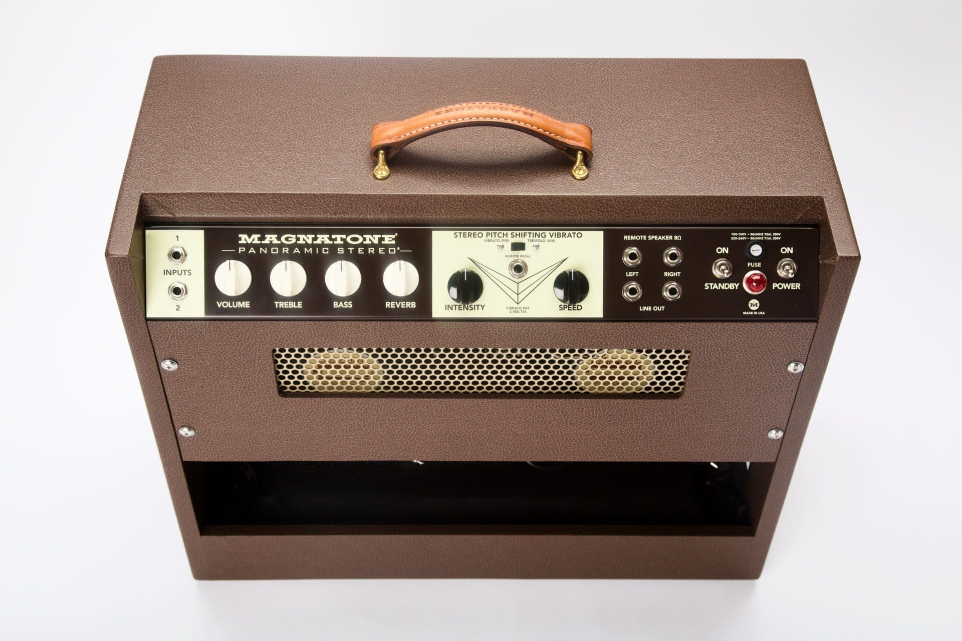 Magnatone Panoramic Stereo 12+12 Watt 2x10 Tube Combo Guitar Amplifier - Brand New! - Image 6