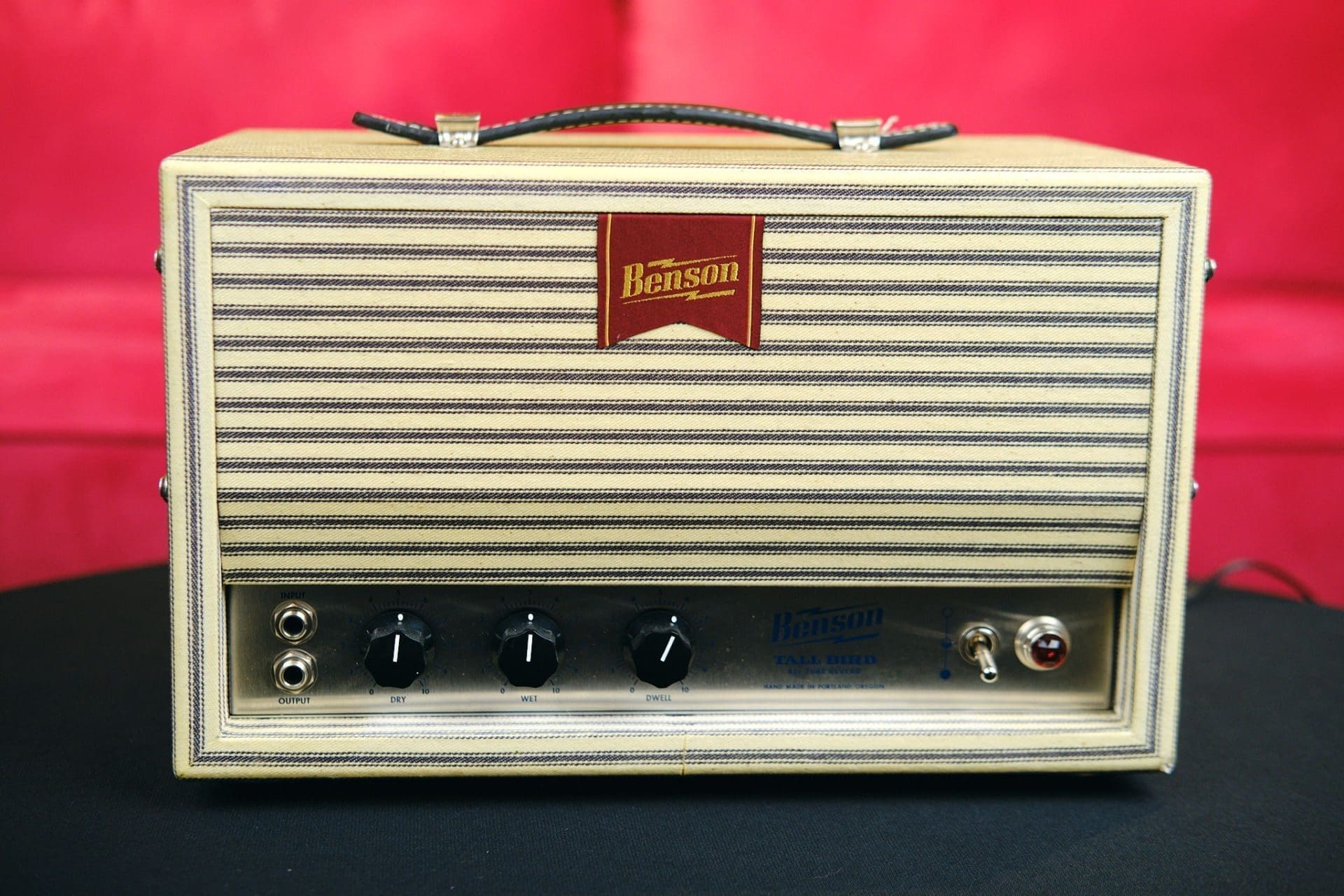Benson Tall Bird Tube Driven Spring Reverb Head - Early Run #85 in a Premium Finish! Very Sought After!