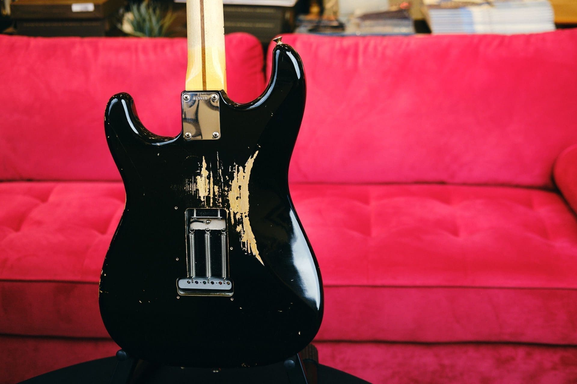 Fender Custom Shop Wildwood 10 '57 Stratocaster Electric Guitar - 2013 Heavy Relic in Black - Image 13