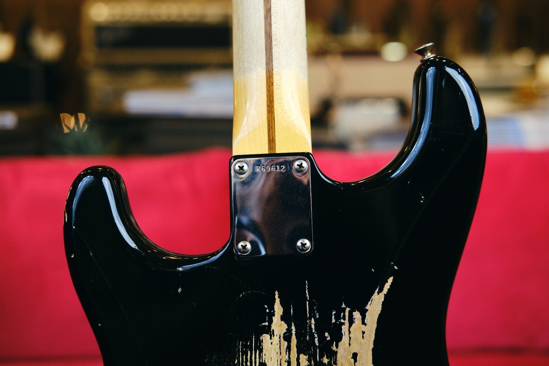 Fender Custom Shop Wildwood 10 '57 Stratocaster Electric Guitar - 2013 Heavy Relic in Black - Image 14