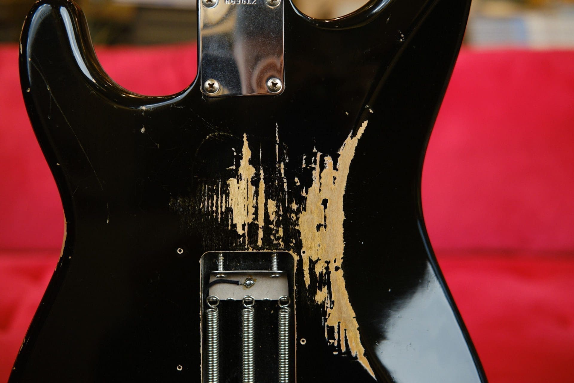 Fender Custom Shop Wildwood 10 '57 Stratocaster Electric Guitar - 2013 Heavy Relic in Black - Image 15