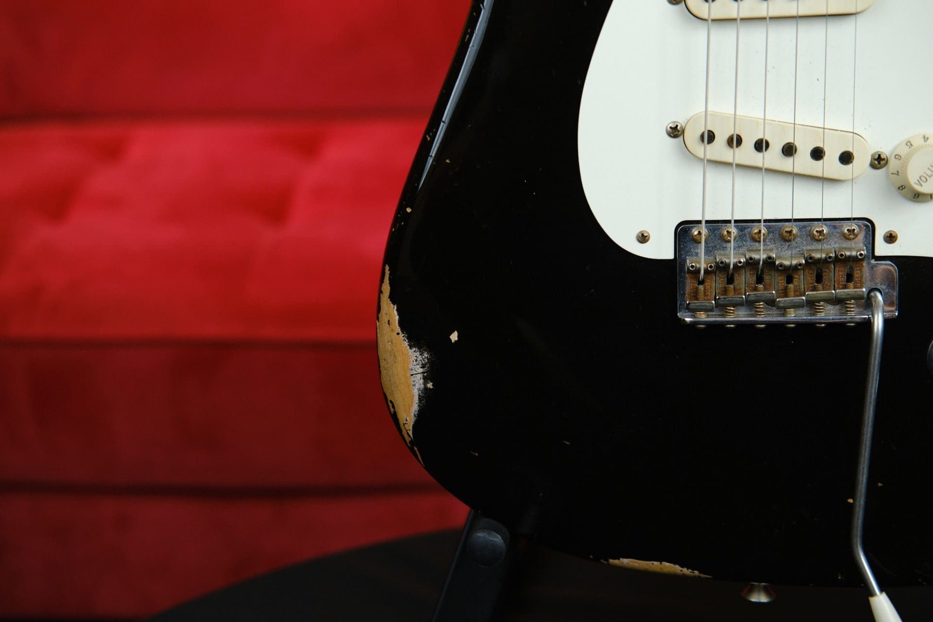 Fender Custom Shop Wildwood 10 '57 Stratocaster Electric Guitar - 2013 Heavy Relic in Black - Image 9