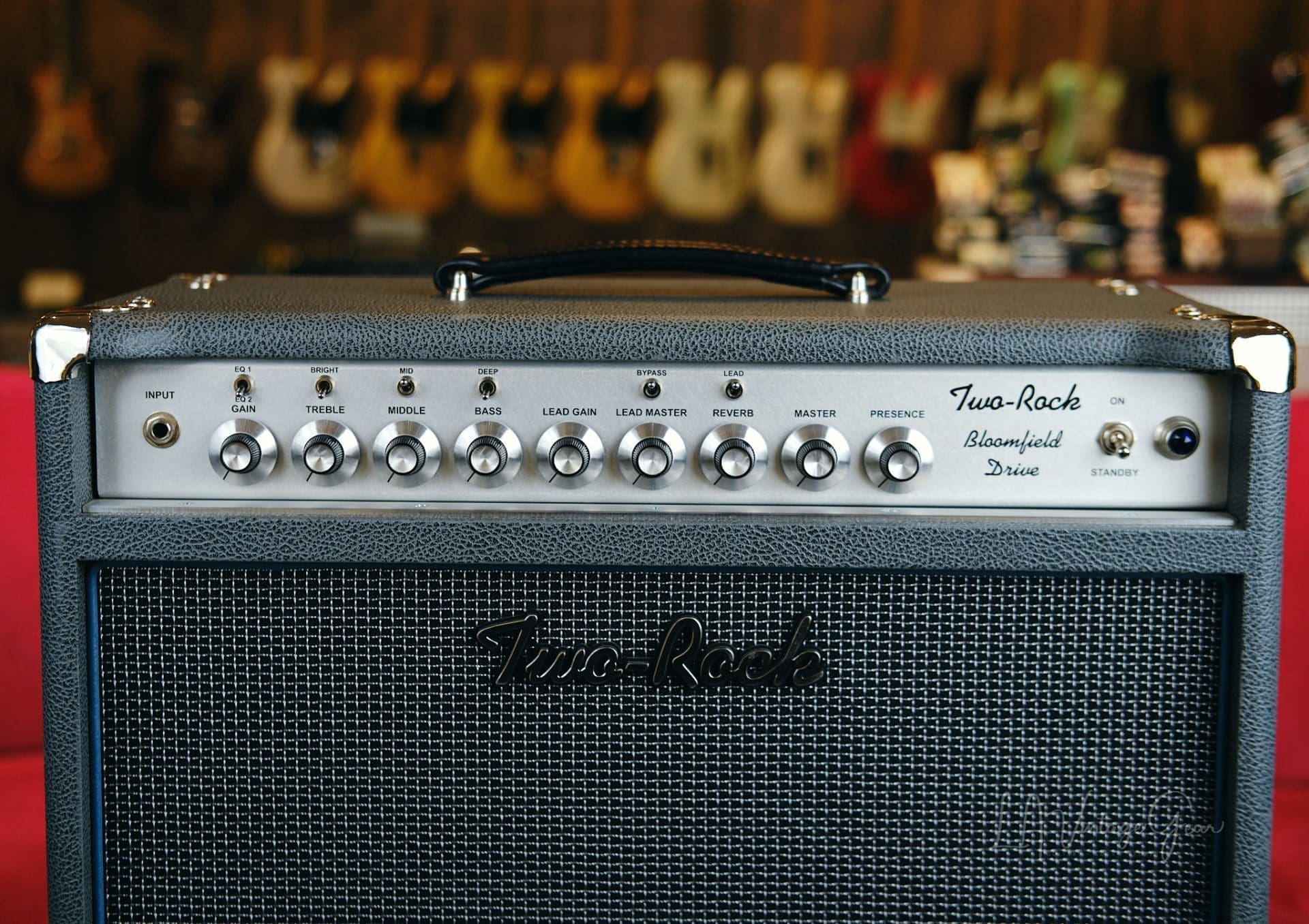 Two Rock Bloomfield Drive 40 Watt Combo Guitar Amp in a Slate Grey Finish - Pre Owned and in Great Working Condition! - Image 2