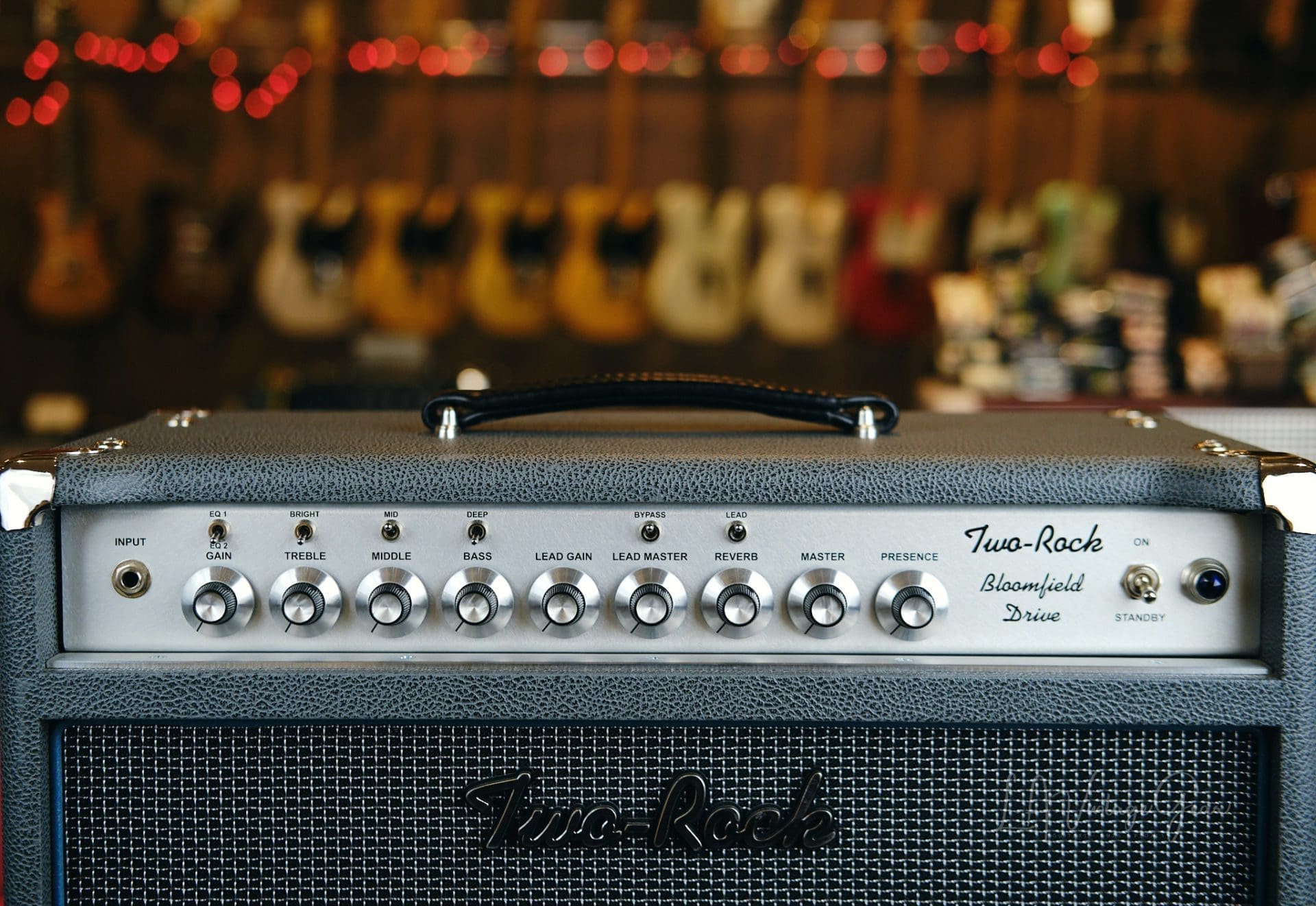Two Rock Bloomfield Drive 40 Watt Combo Guitar Amp in a Slate Grey Finish - Pre Owned and in Great Working Condition! - Image 7