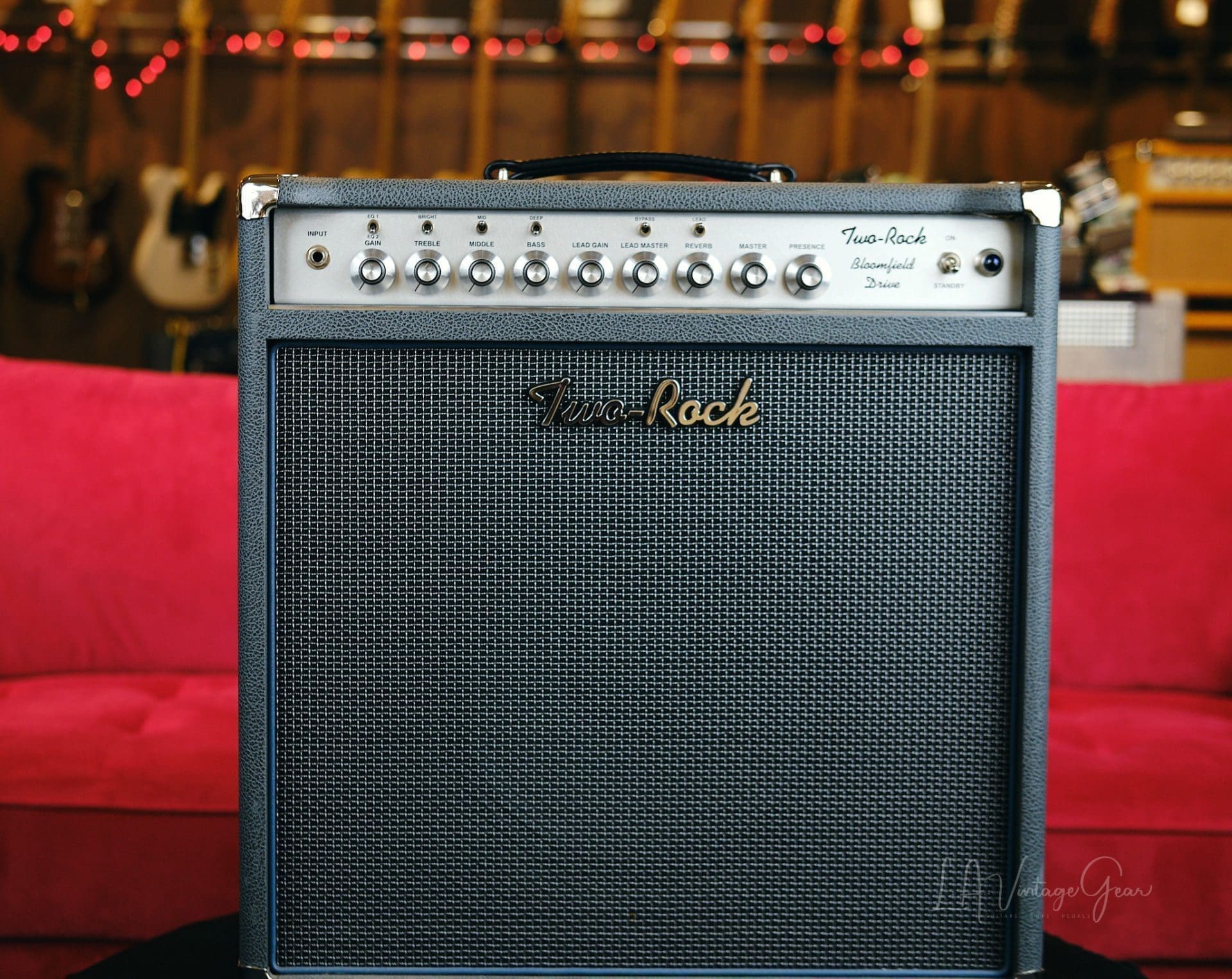 Two Rock Bloomfield Drive 40 Watt Combo Guitar Amp in a Slate Grey Finish - Pre Owned and in Great Working Condition!