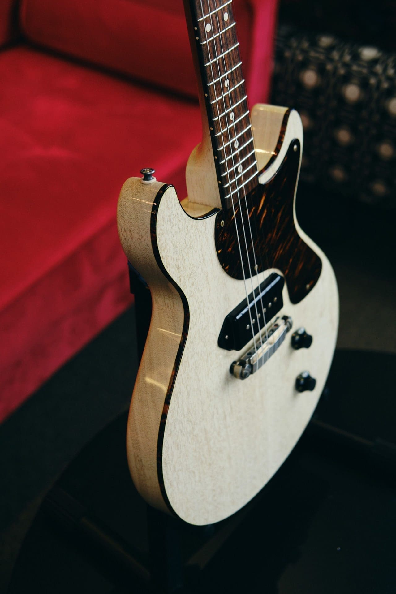 Patrick James Eggle Macon Jr. Double Cut Electric Guitar-in a Grained Blonde Finish-Brand New! - Image 13
