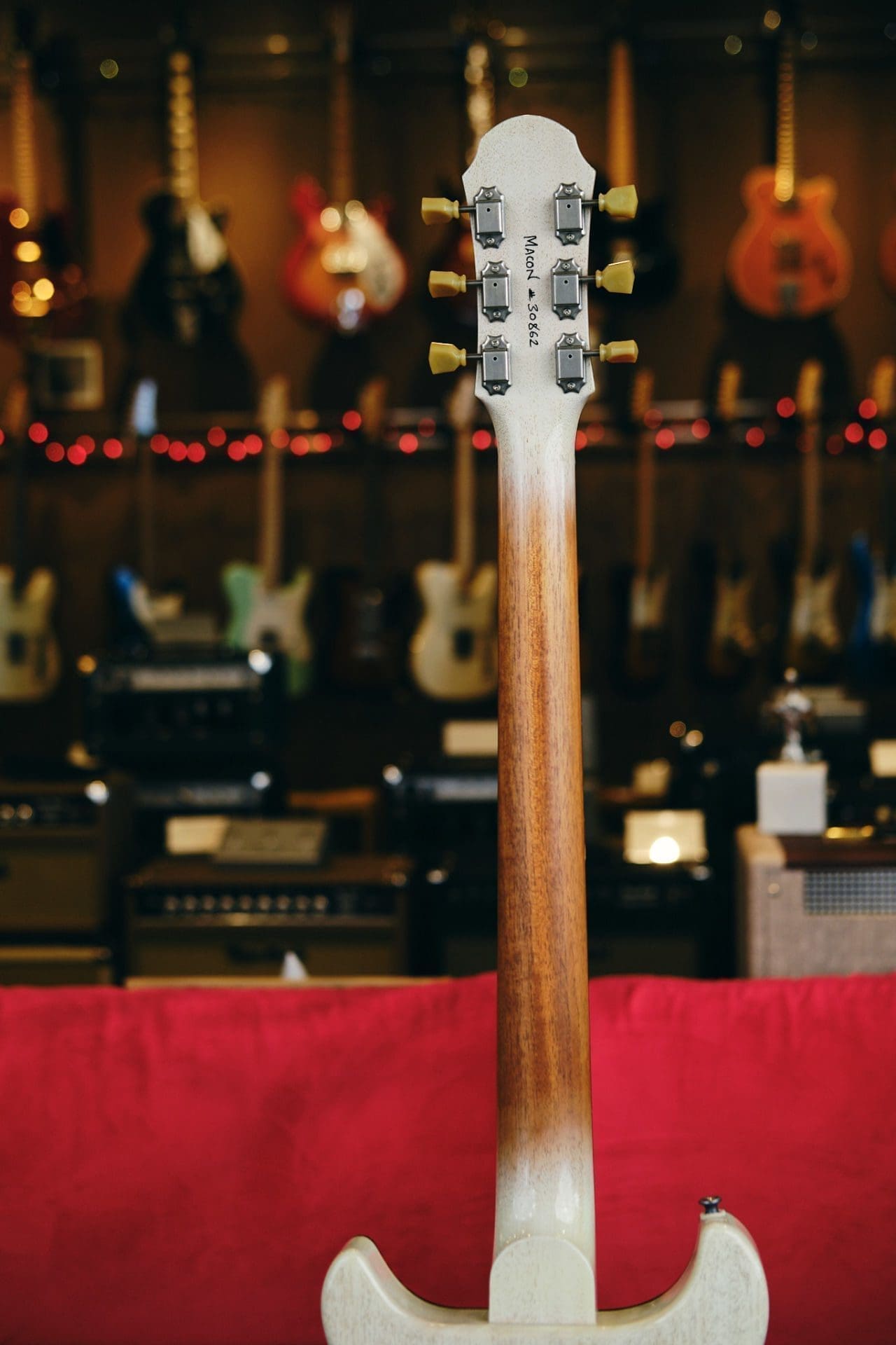 Patrick James Eggle Macon Jr. Double Cut Electric Guitar-in a Grained Blonde Finish-Brand New! - Image 18