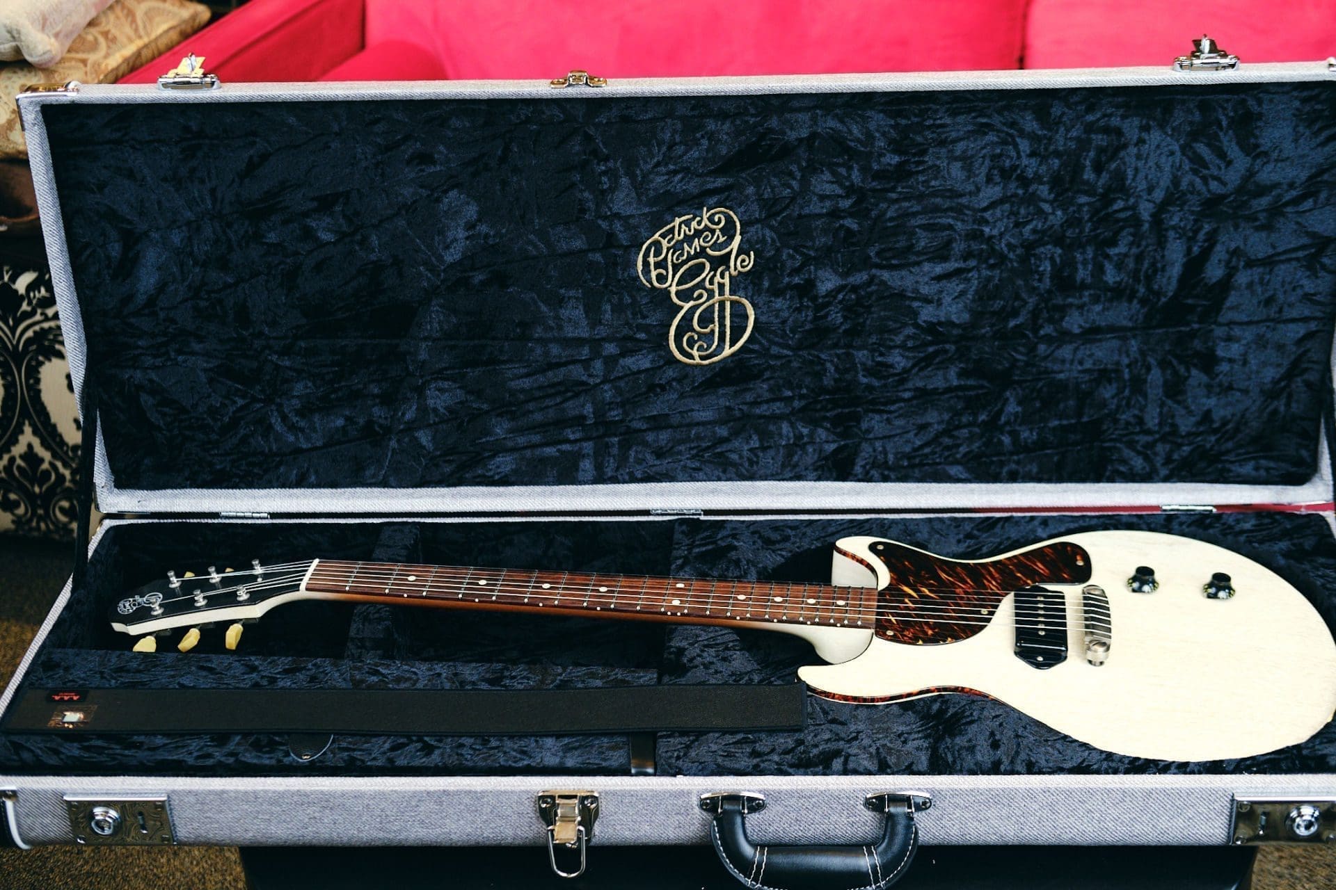Patrick James Eggle Macon Jr. Double Cut Electric Guitar-in a Grained Blonde Finish-Brand New! - Image 20
