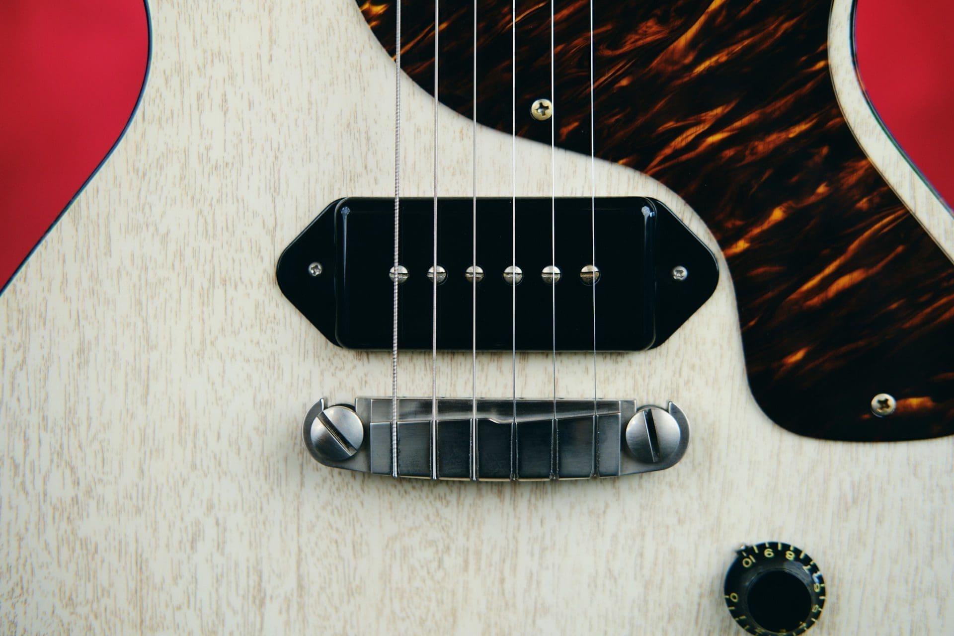 Patrick James Eggle Macon Jr. Double Cut Electric Guitar-in a Grained Blonde Finish-Brand New! - Image 9