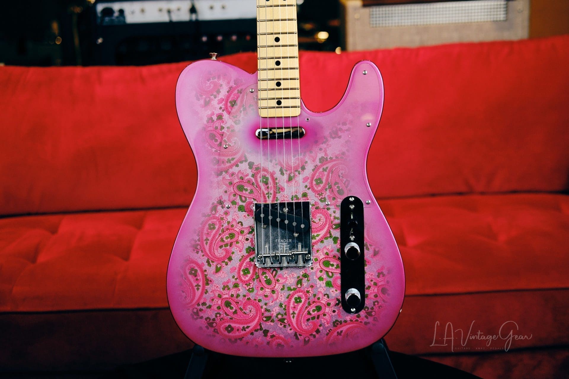 Fender Vintage Custom Shop 1968 Pink Paisley Telecaster NOS Electric Guitar (2011)-Non-Relic, Mint Condition! - Image 2