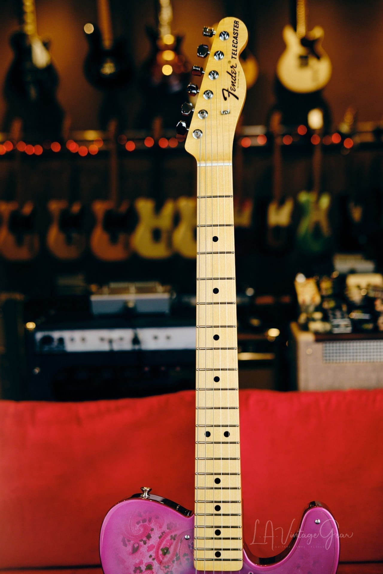 Fender Vintage Custom Shop 1968 Pink Paisley Telecaster NOS Electric Guitar (2011)-Non-Relic, Mint Condition! - Image 11