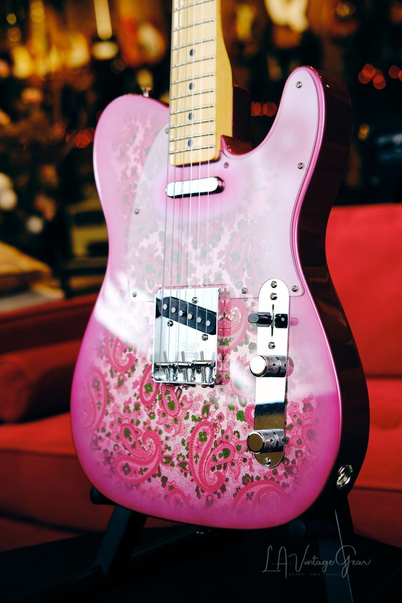 Fender Vintage Custom Shop 1968 Pink Paisley Telecaster NOS Electric Guitar (2011)-Non-Relic, Mint Condition! - Image 13