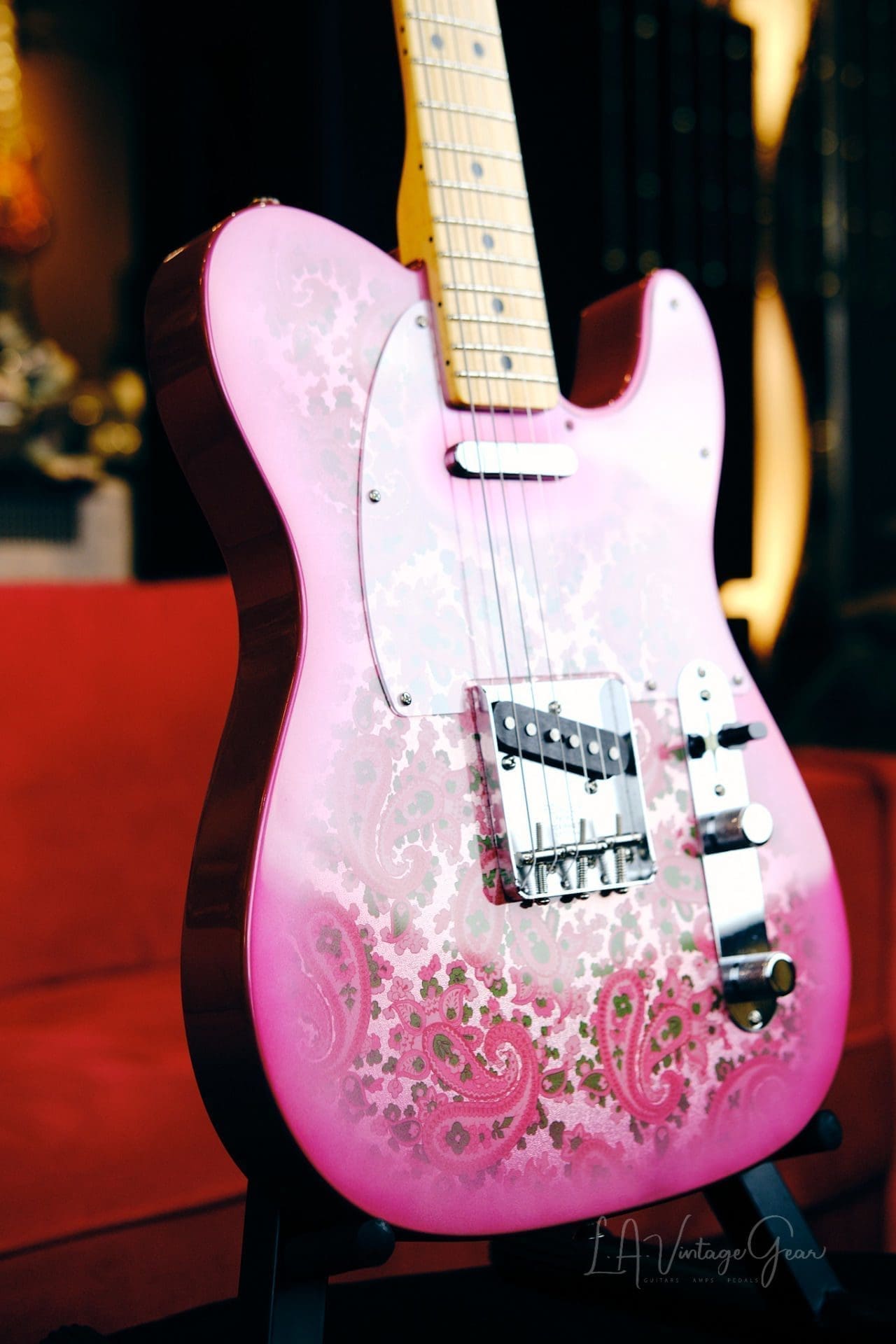 Fender Vintage Custom Shop 1968 Pink Paisley Telecaster NOS Electric Guitar (2011)-Non-Relic, Mint Condition! - Image 14