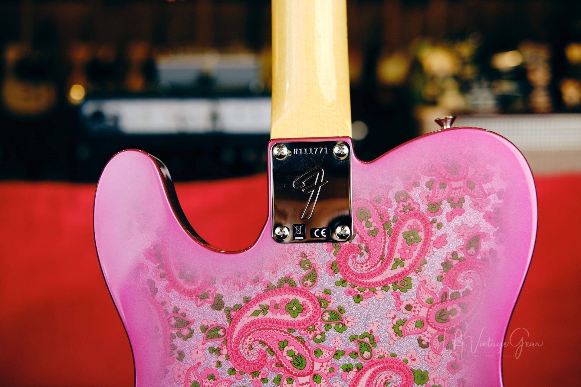 Fender Vintage Custom Shop 1968 Pink Paisley Telecaster NOS Electric Guitar (2011)-Non-Relic, Mint Condition! - Image 16