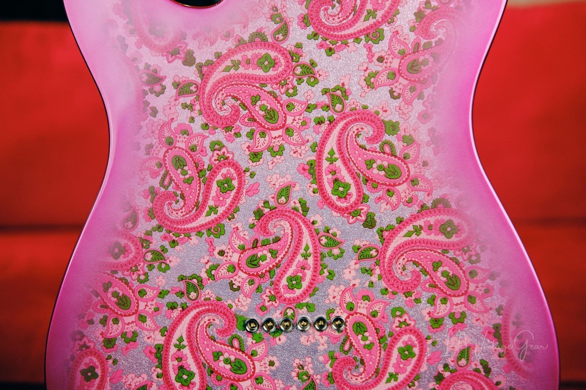 Fender Vintage Custom Shop 1968 Pink Paisley Telecaster NOS Electric Guitar (2011)-Non-Relic, Mint Condition! - Image 17