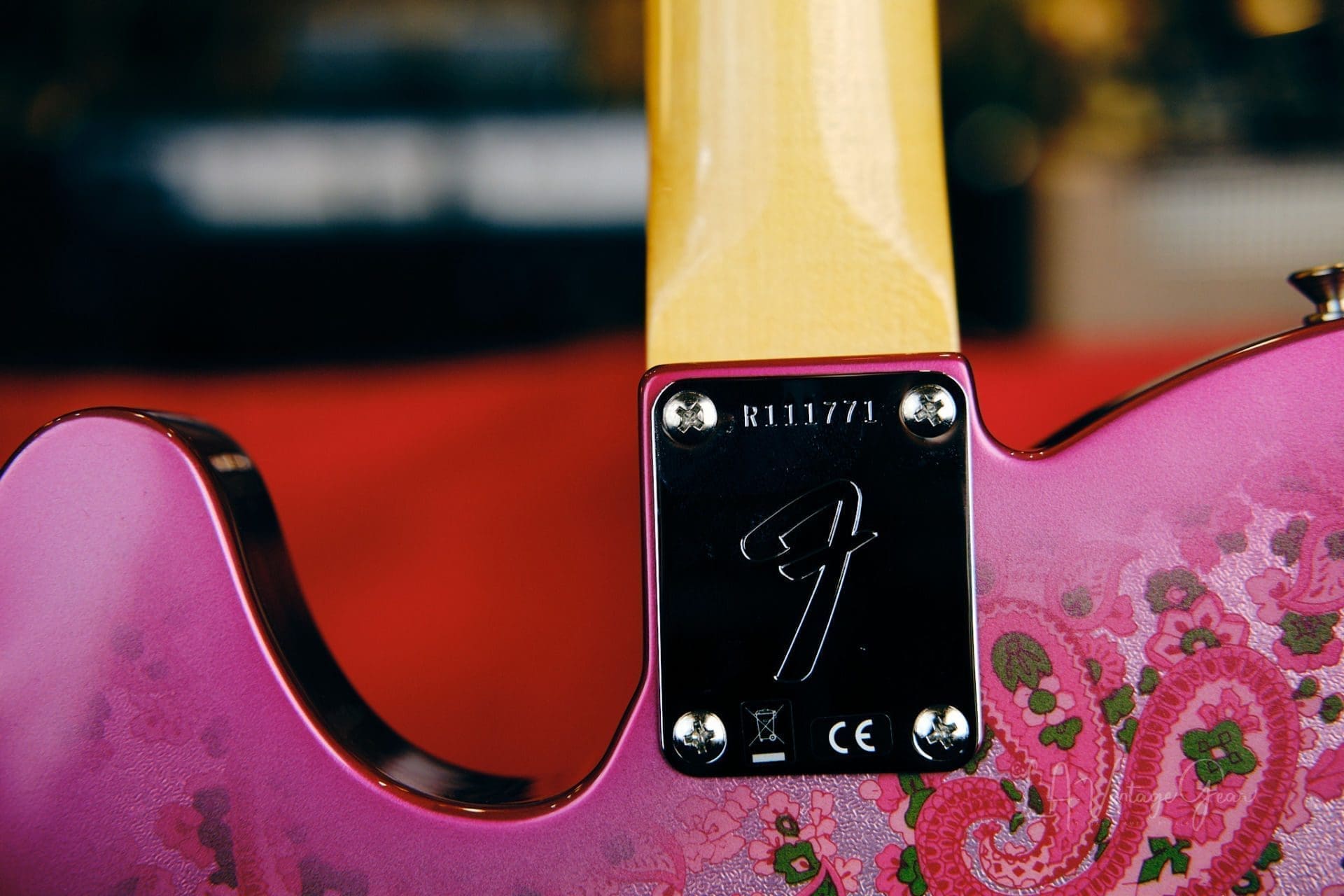 Fender Vintage Custom Shop 1968 Pink Paisley Telecaster NOS Electric Guitar (2011)-Non-Relic, Mint Condition! - Image 19