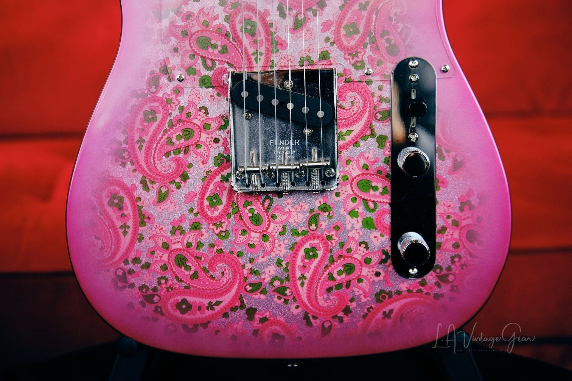 Fender Vintage Custom Shop 1968 Pink Paisley Telecaster NOS Electric Guitar (2011)-Non-Relic, Mint Condition! - Image 4