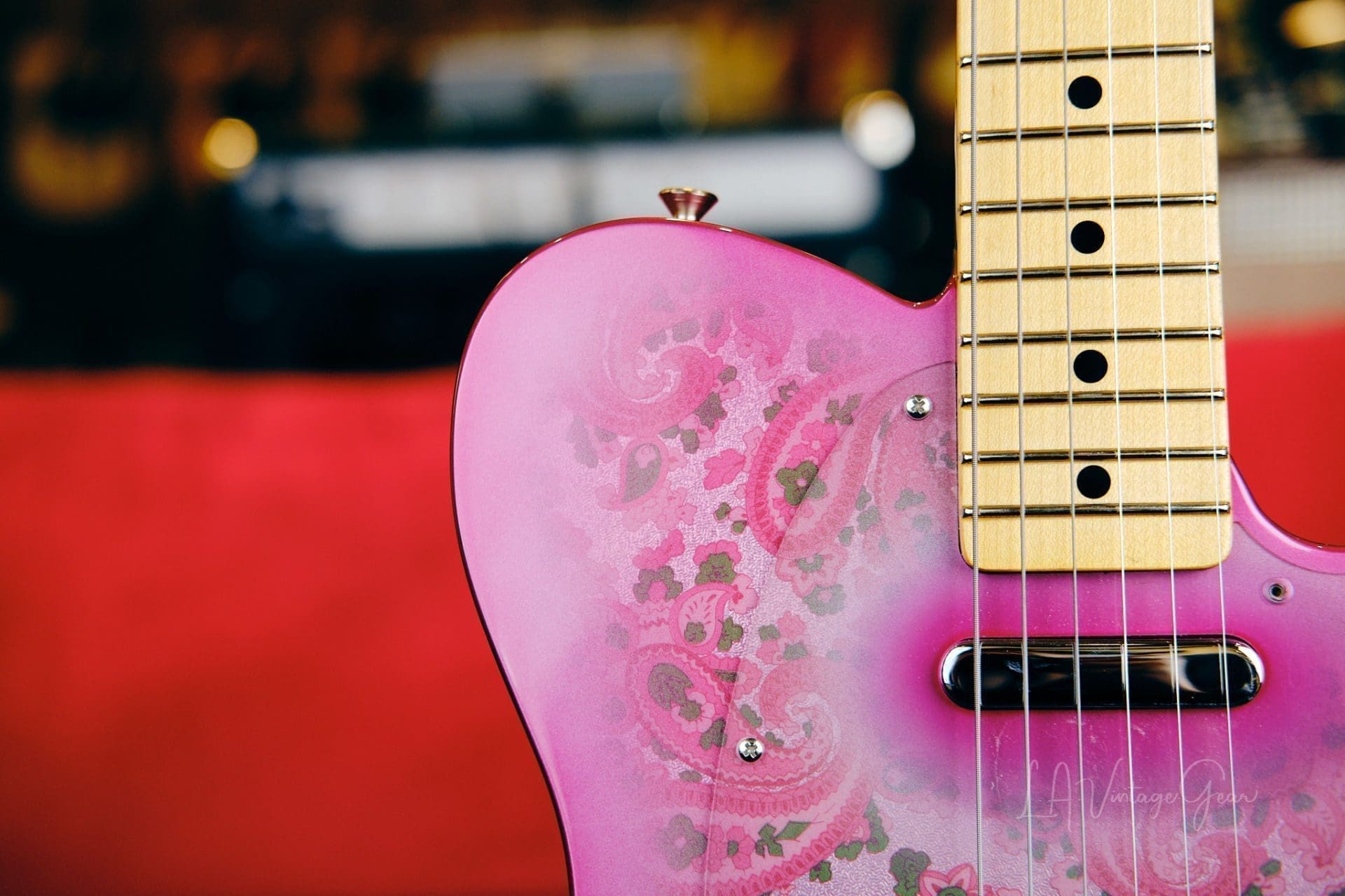 Fender Vintage Custom Shop 1968 Pink Paisley Telecaster NOS Electric Guitar (2011)-Non-Relic, Mint Condition! - Image 5