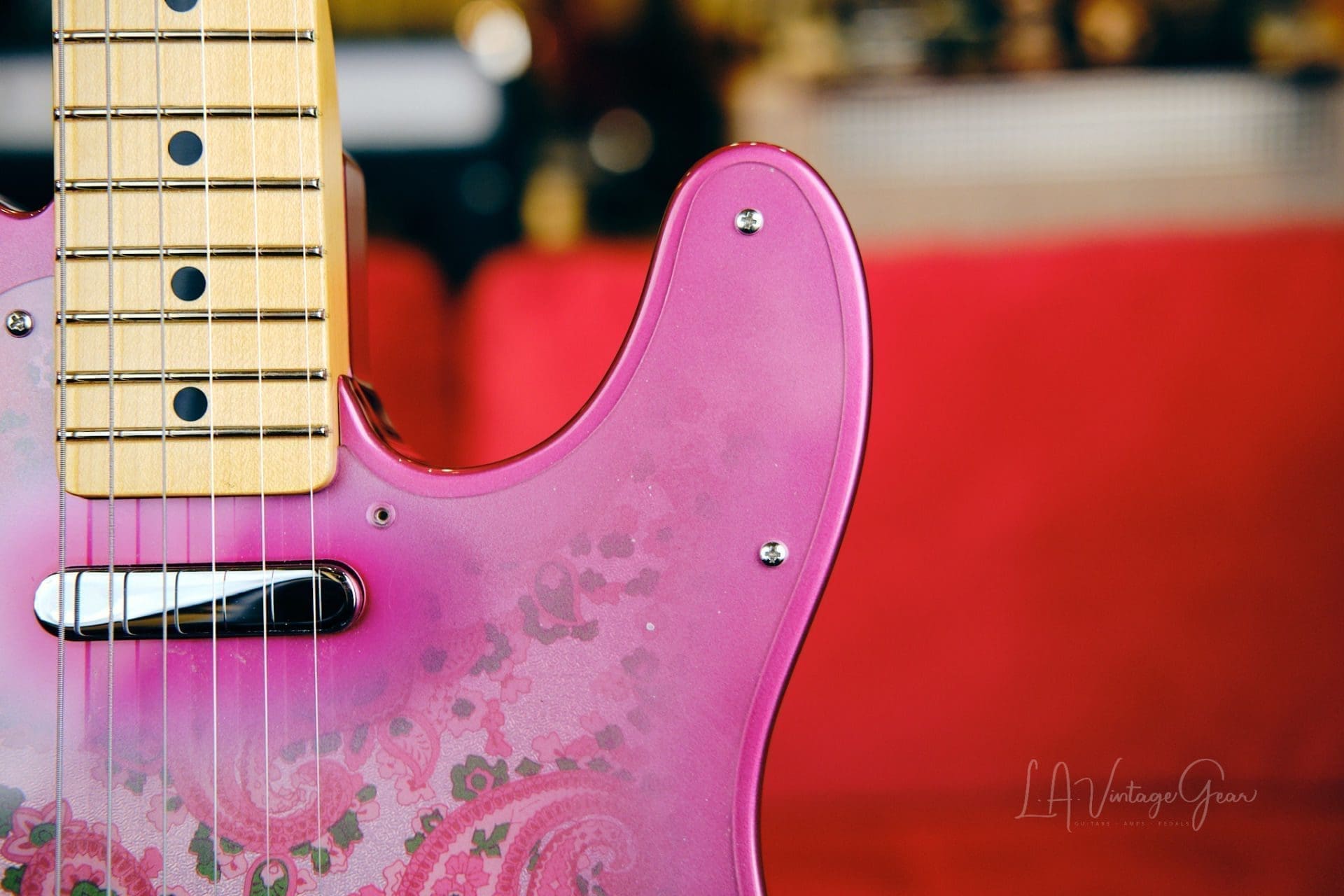 Fender Vintage Custom Shop 1968 Pink Paisley Telecaster NOS Electric Guitar (2011)-Non-Relic, Mint Condition! - Image 6