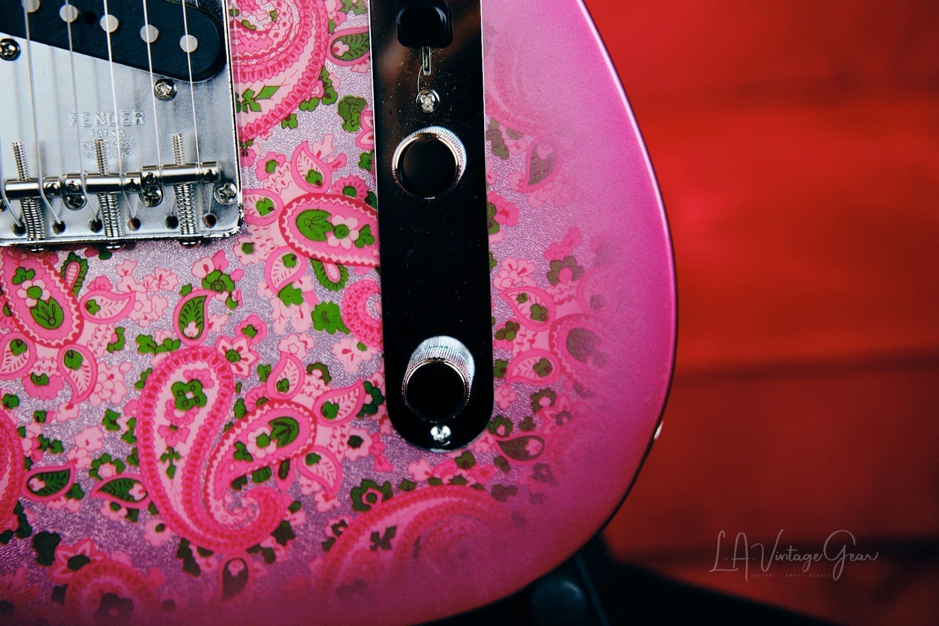 Fender Vintage Custom Shop 1968 Pink Paisley Telecaster NOS Electric Guitar (2011)-Non-Relic, Mint Condition! - Image 7