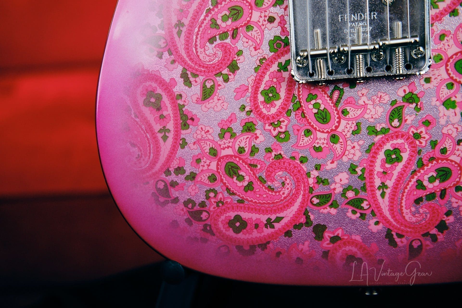 Fender Vintage Custom Shop 1968 Pink Paisley Telecaster NOS Electric Guitar (2011)-Non-Relic, Mint Condition! - Image 9
