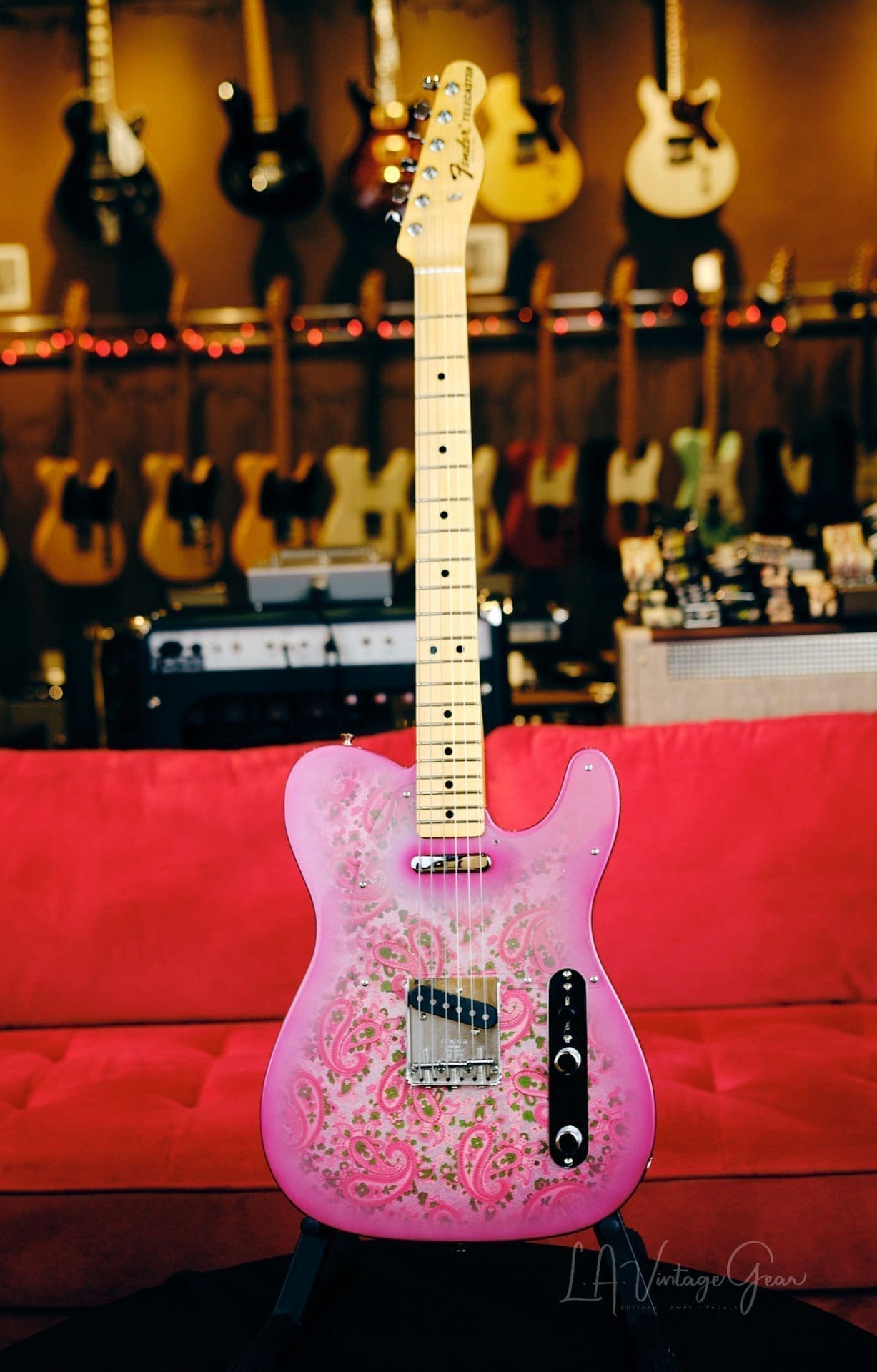 Fender Vintage Custom Shop 1968 Pink Paisley Telecaster NOS Electric Guitar (2011)-Non-Relic, Mint Condition!