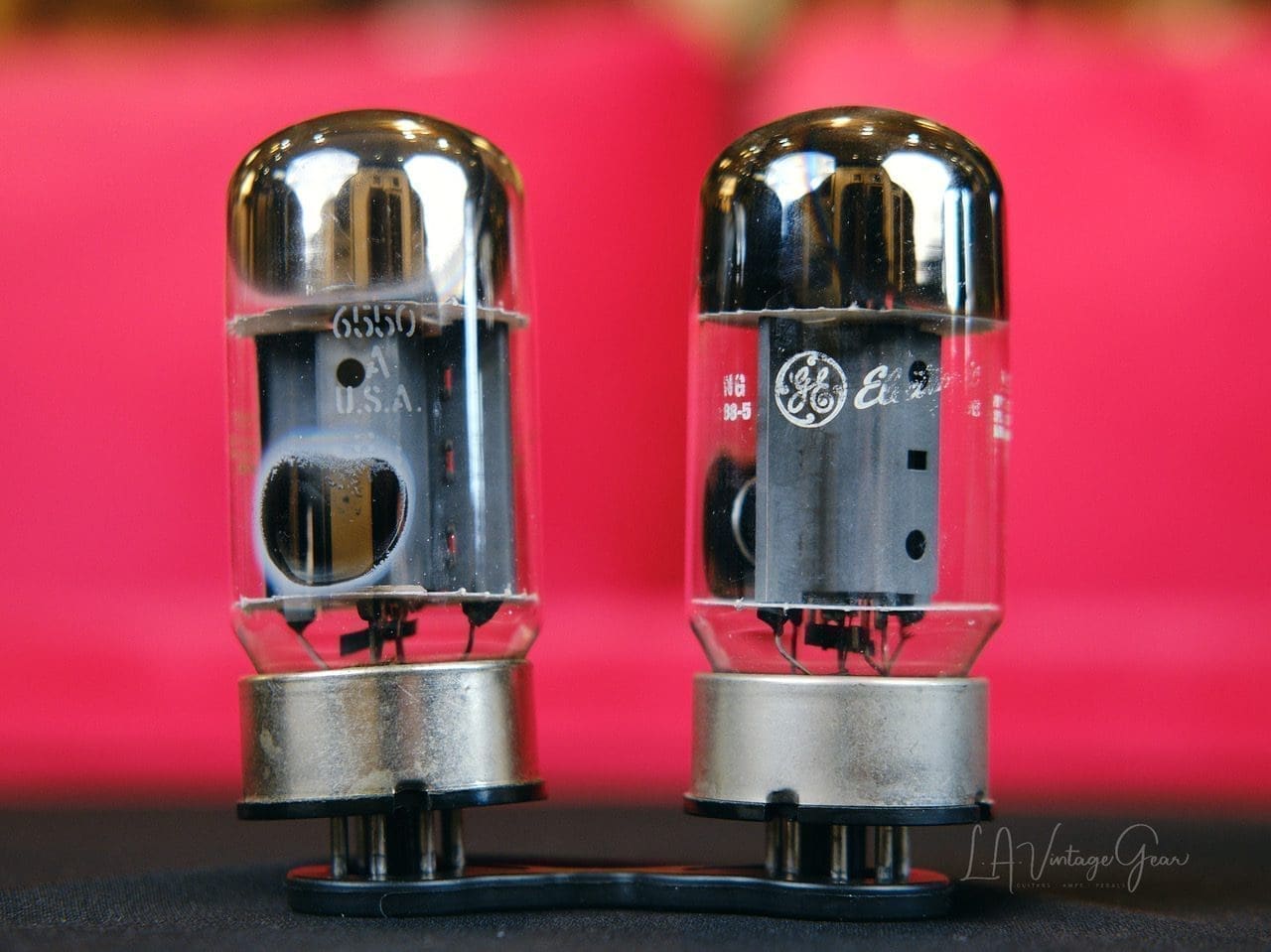 Vintage GE 6550 Vacuum Tube Pair - Tests Good