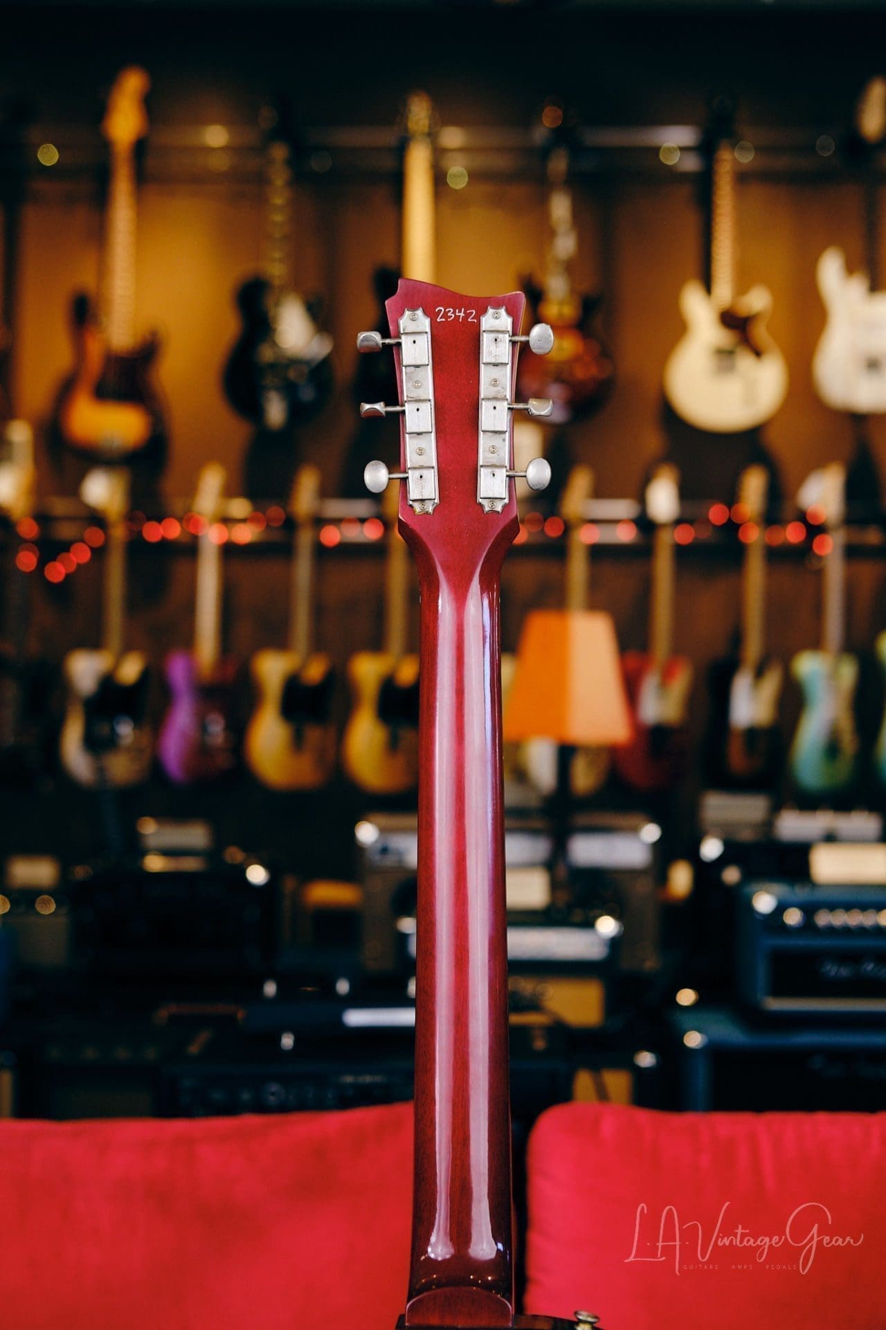 K-Line "KL Series" Single Cut Jr. Style Electric Guitar - Relic'd 2 Cherry Finish - Brand New! - Image 21