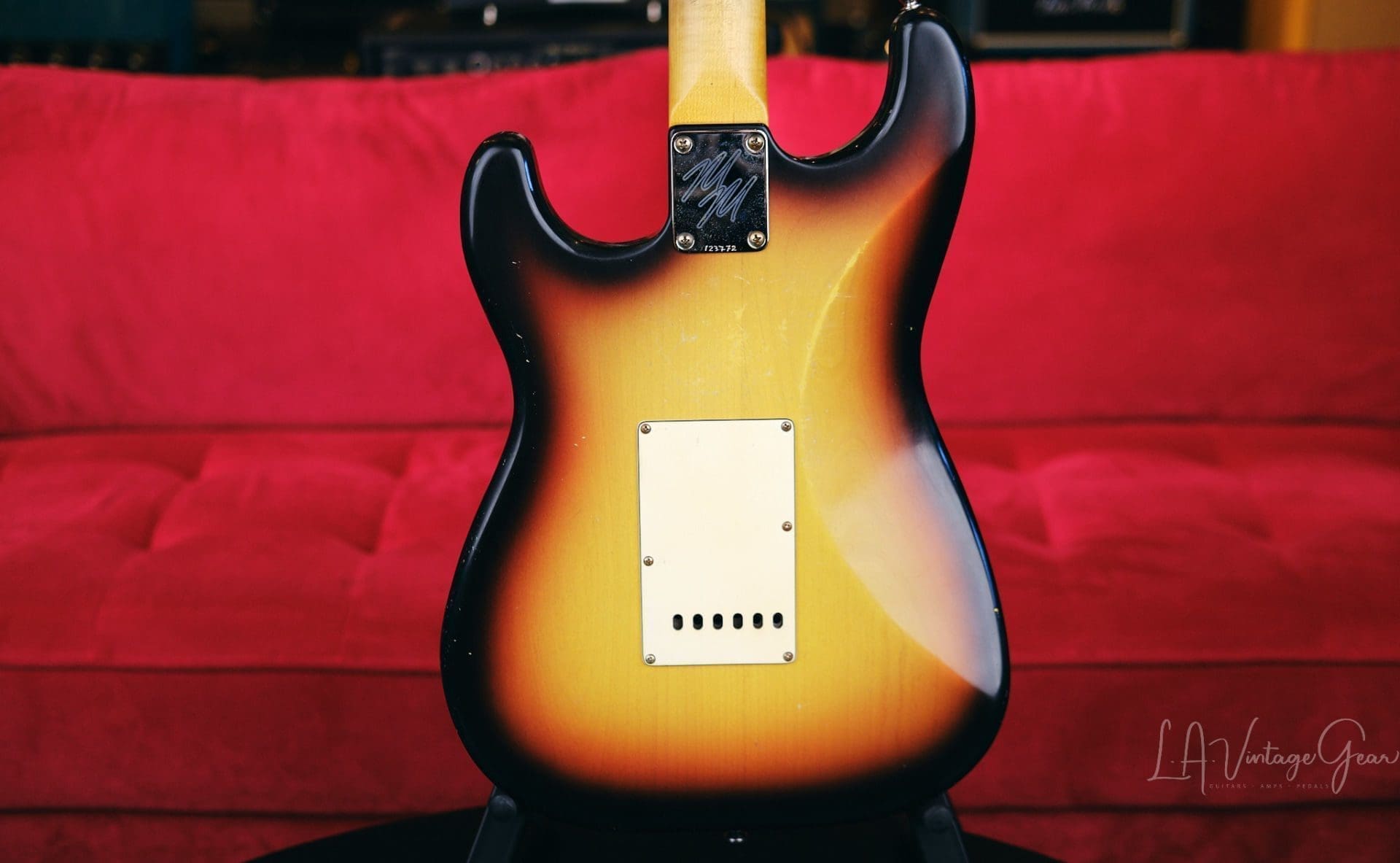 Mario Martin “Model S” Electric Guitar – Relic’d 3 Tone Sunburst Finish & Fralin Vintage Hot Pickups! - Image 11