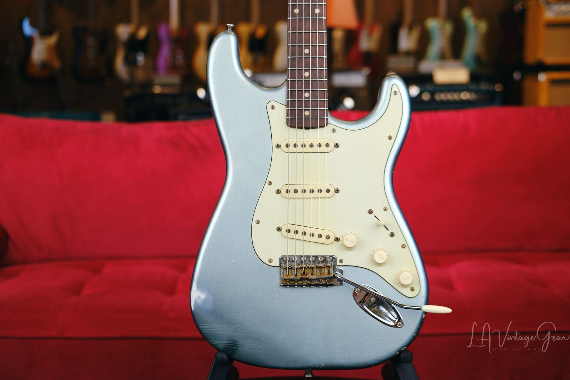 Mario Martin "Model S" Electric Guitar - Relic'd Firemist Silver Finish & Arcane '61 Experience Pickups! - Image 2