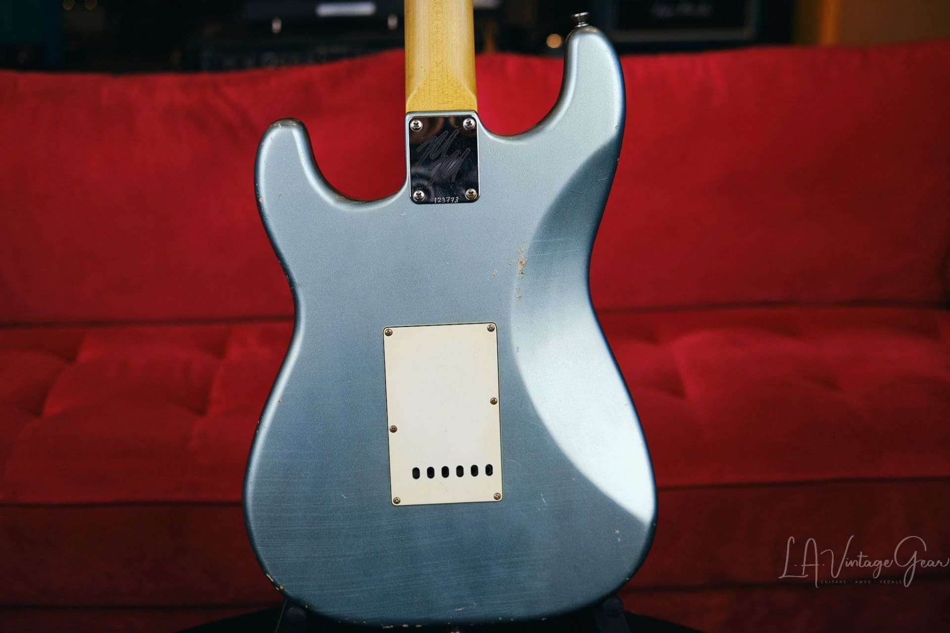 Mario Martin "Model S" Electric Guitar - Relic'd Firemist Silver Finish & Arcane '61 Experience Pickups! - Image 12