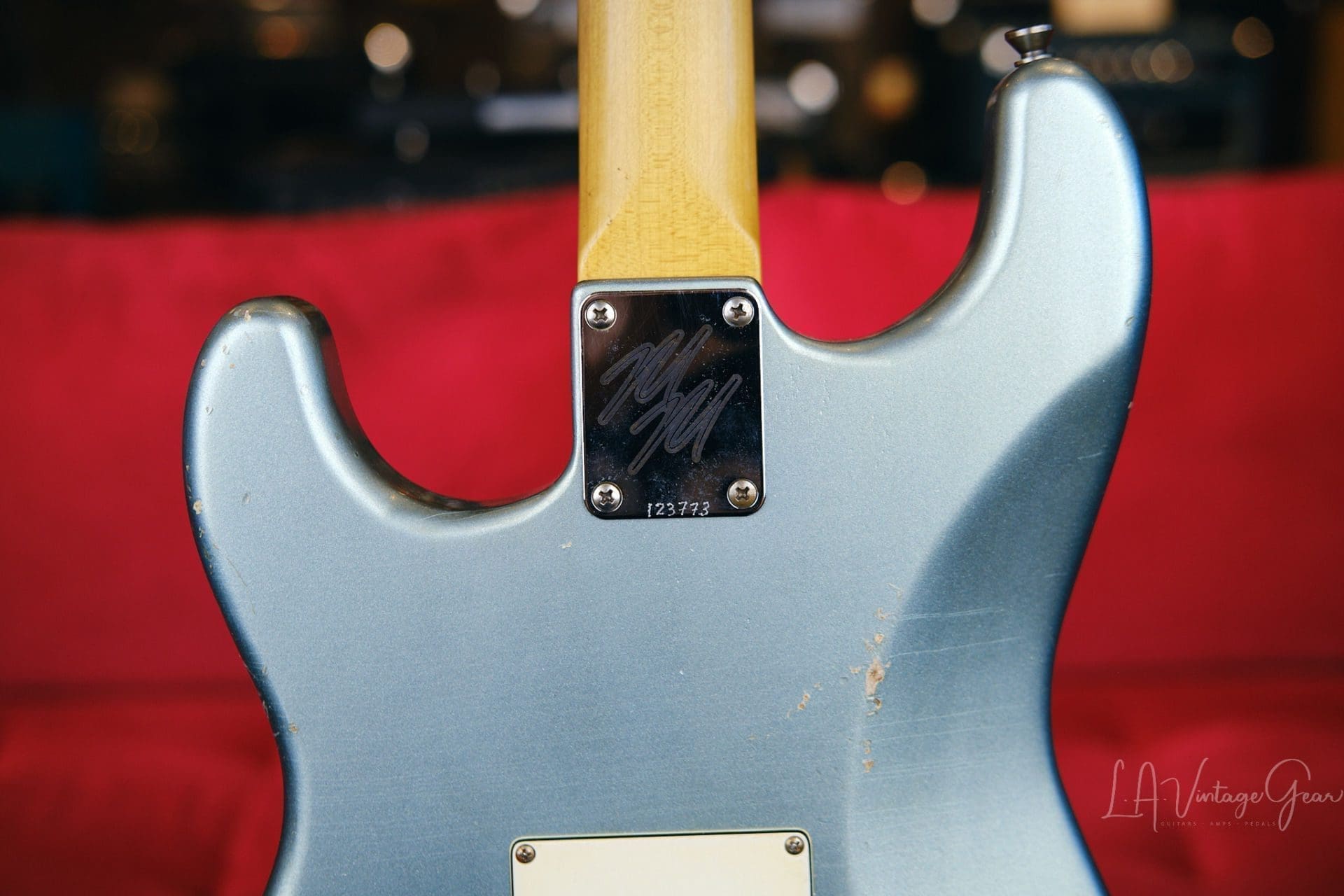 Mario Martin "Model S" Electric Guitar - Relic'd Firemist Silver Finish & Arcane '61 Experience Pickups! - Image 13