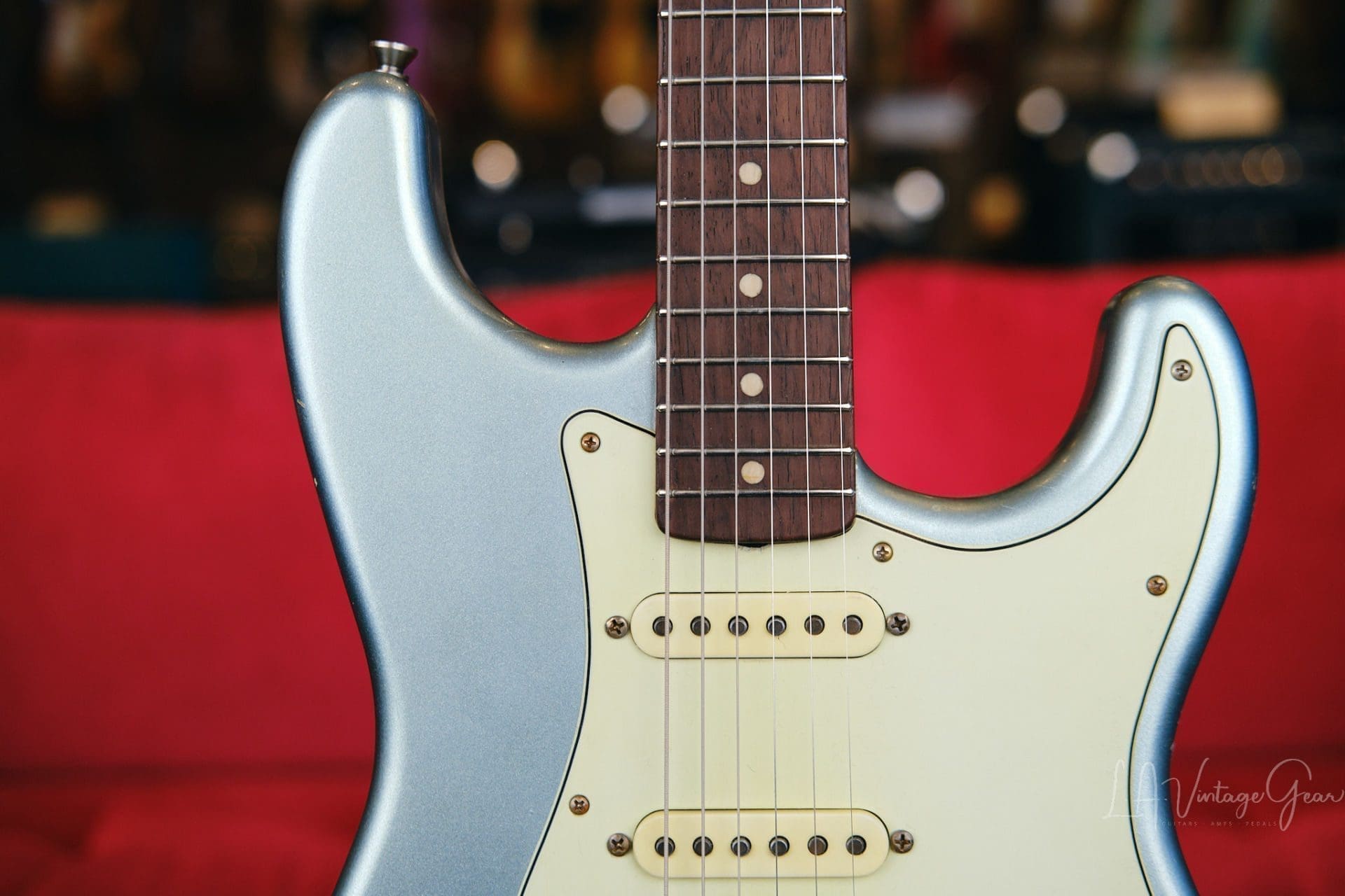 Mario Martin "Model S" Electric Guitar - Relic'd Firemist Silver Finish & Arcane '61 Experience Pickups! - Image 3