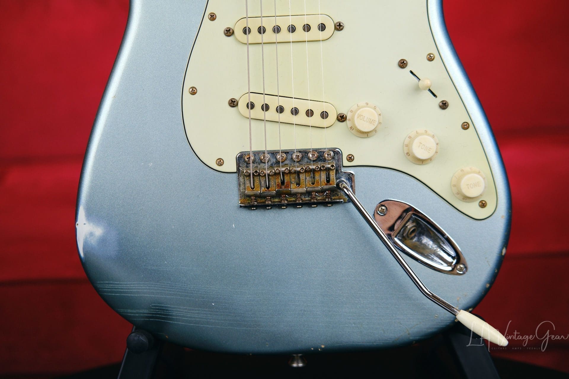 Mario Martin "Model S" Electric Guitar - Relic'd Firemist Silver Finish & Arcane '61 Experience Pickups! - Image 4